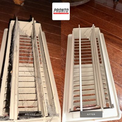 Air duct cleaning using Hypervac