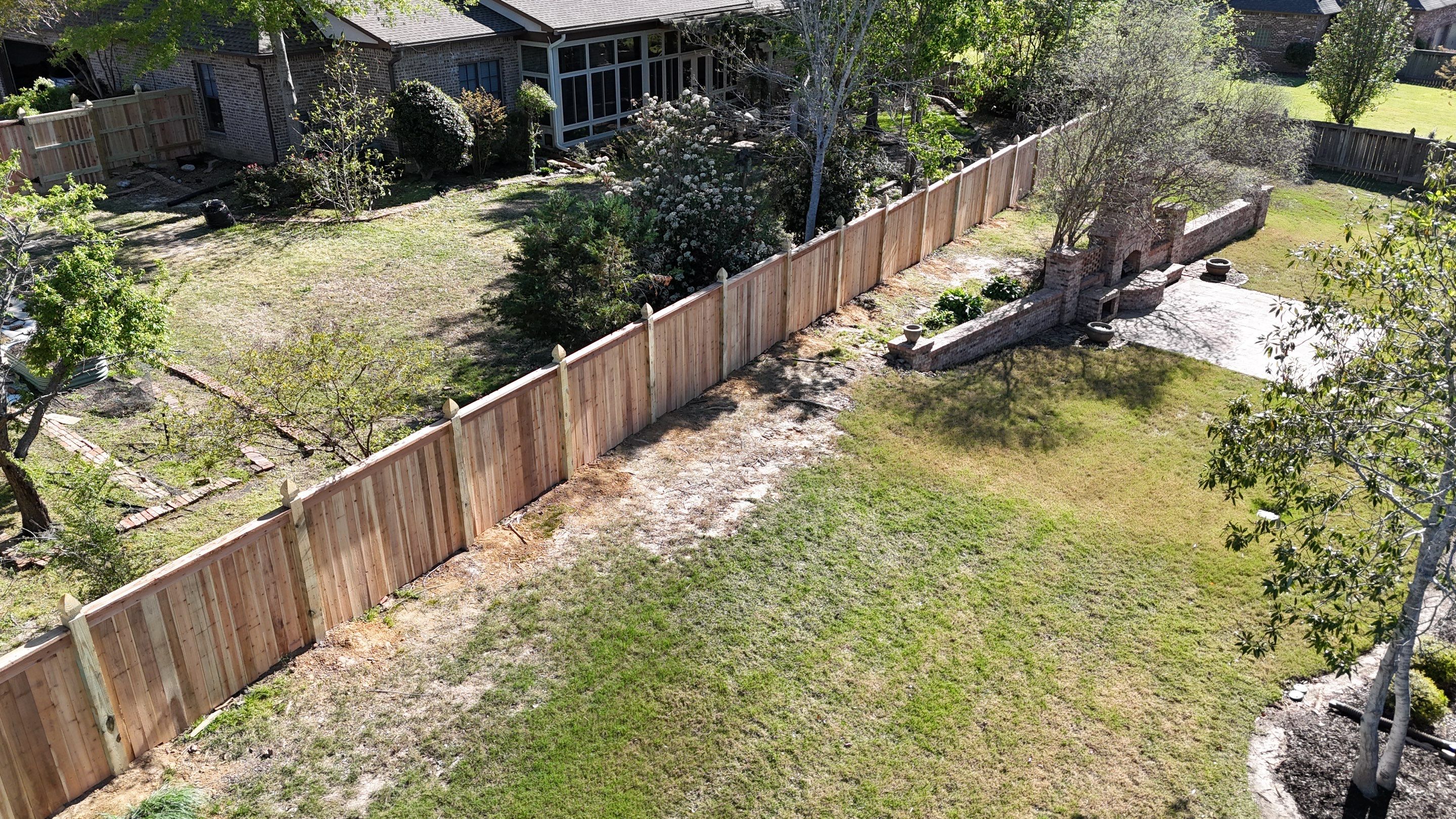 6’ Cedar Good Neighbor 6x6 French Gothic by Roberson Construction LLC
