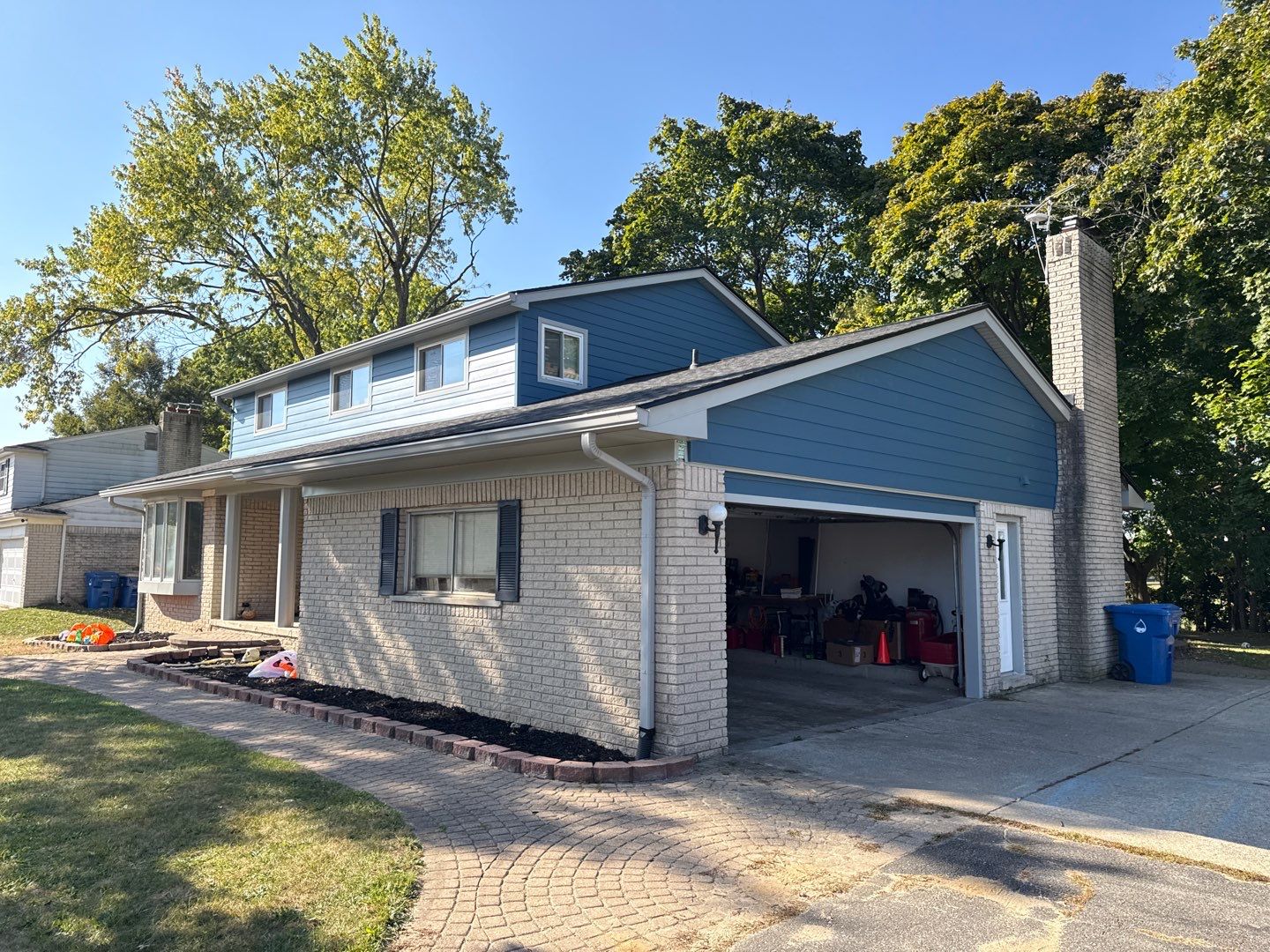 Siding Replacement using Ascend Laguna Blue by 180 Contractors