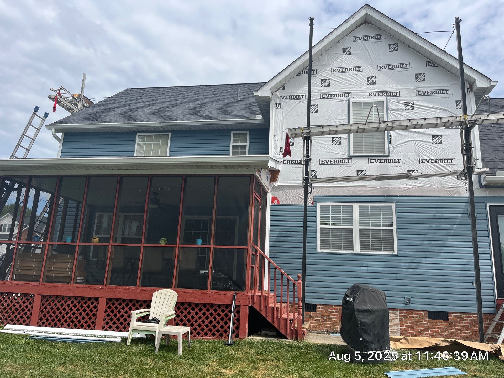 Siding Installation using Provia Siding by Fahey Roofing + Contracting