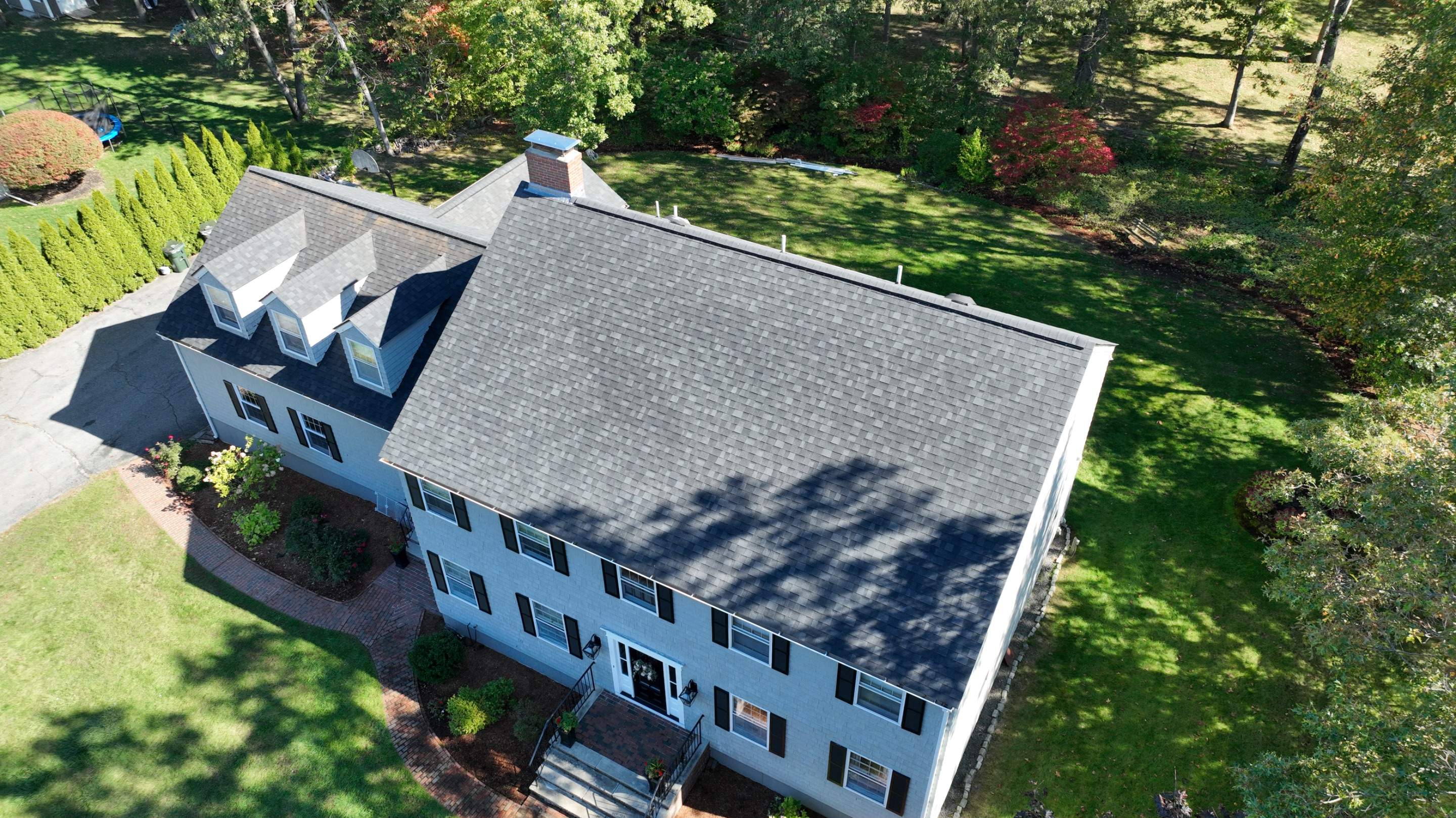 Two-Layer Tear-Off & Full Roof Replacement in Andover, MA – Owens Corning Duration, Onyx Black by JOHNNYS PRO
