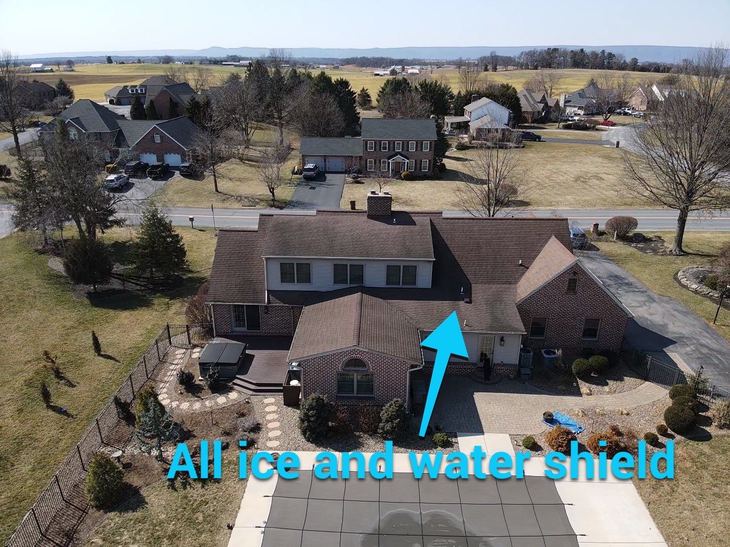 Roof Installation using Gaf Hdz Architectural Shingle - Hickory by Teflon Roofing
