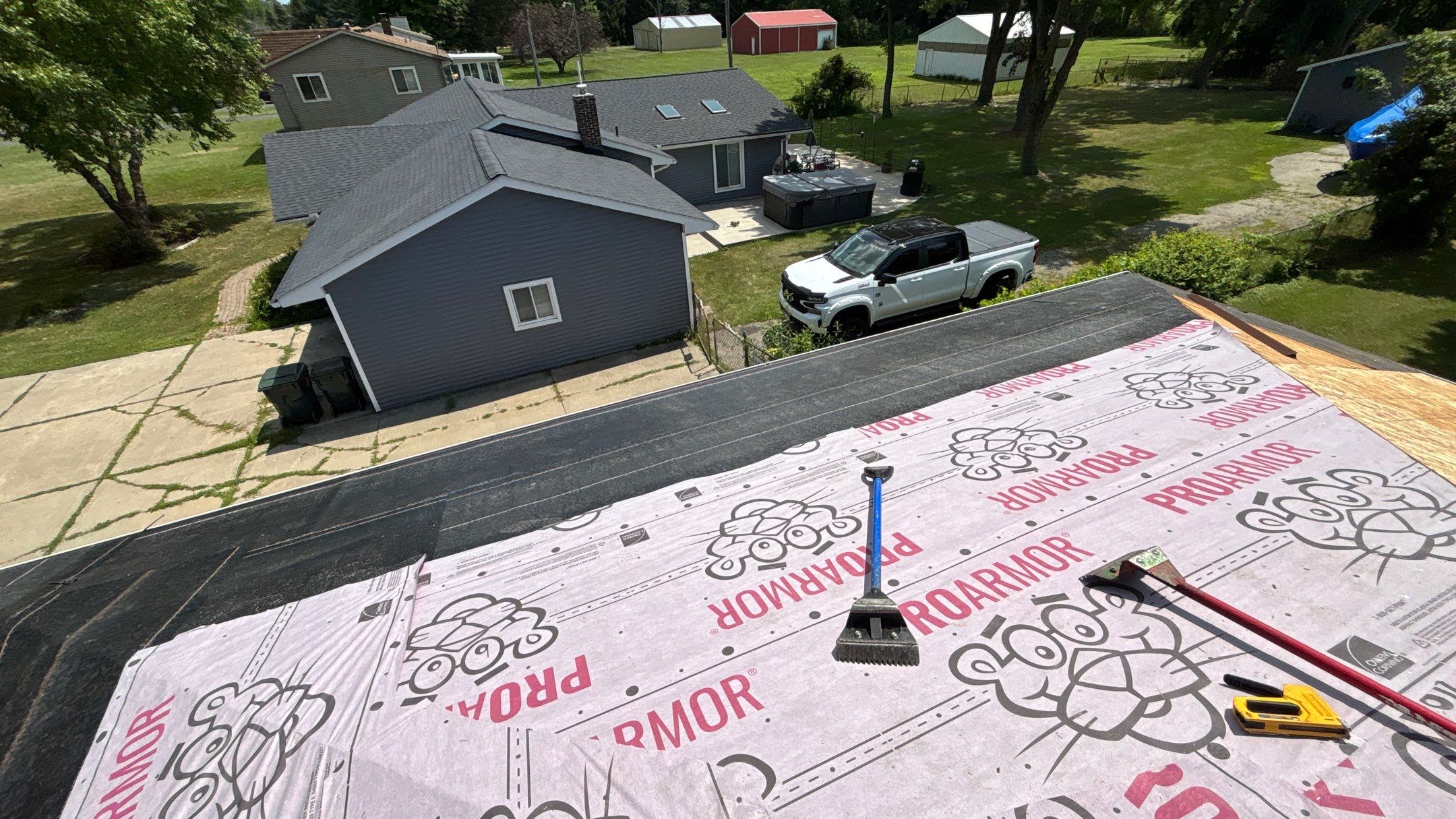Roof Replacement using Owens Corning Tru Definitions by 180 Contractors