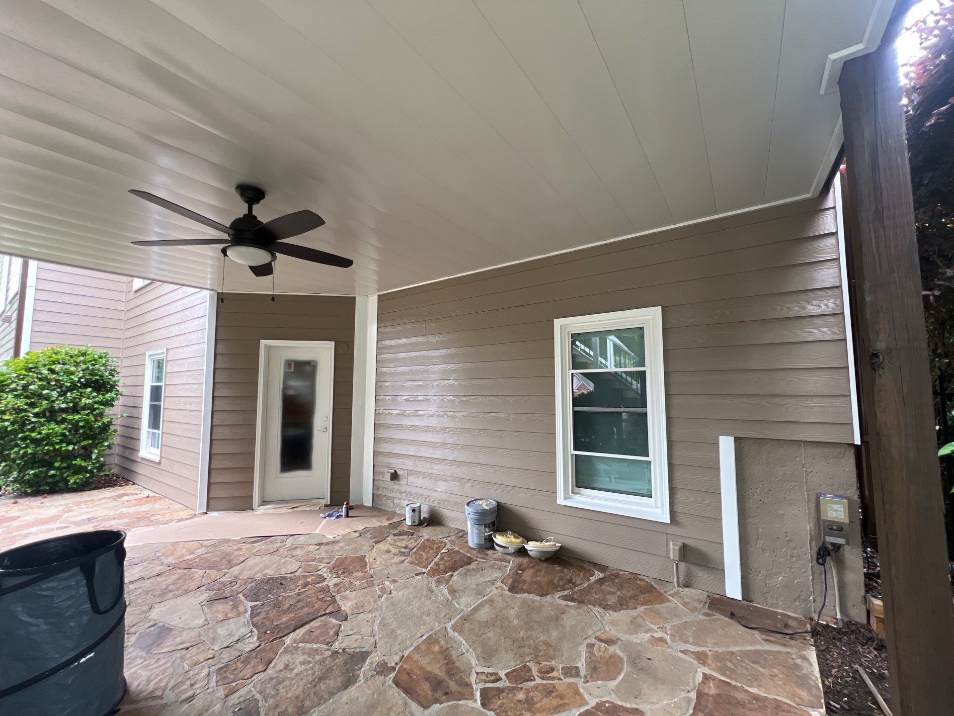 Full Exterior Siding Replacement and Stone Veneer Installation in Roswell by Swift Home Renovations