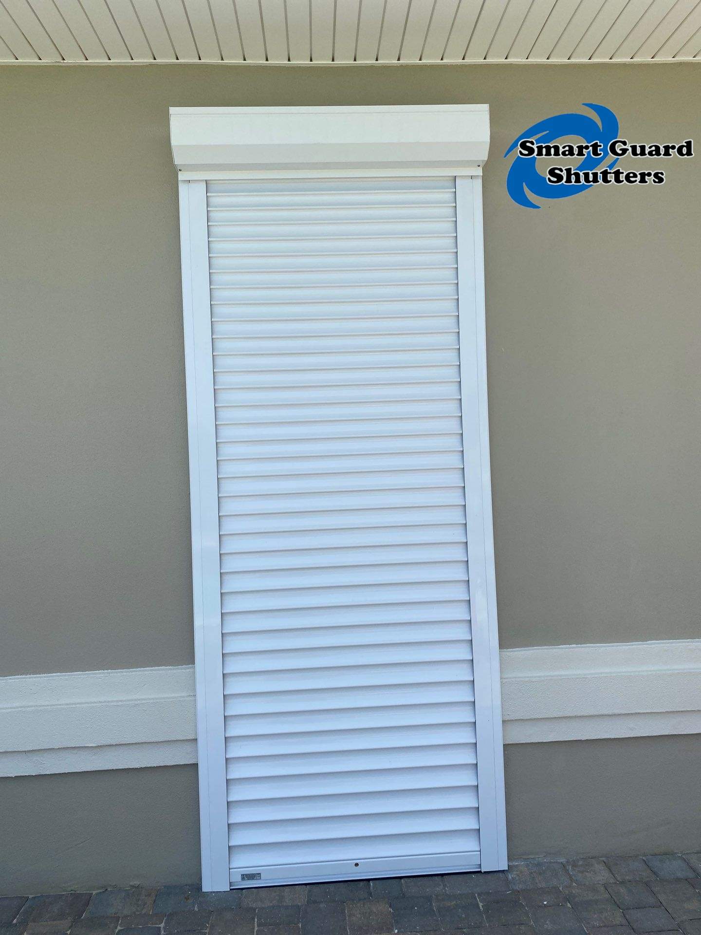 Rolling Shutters in White  by Smart Guard Shutters