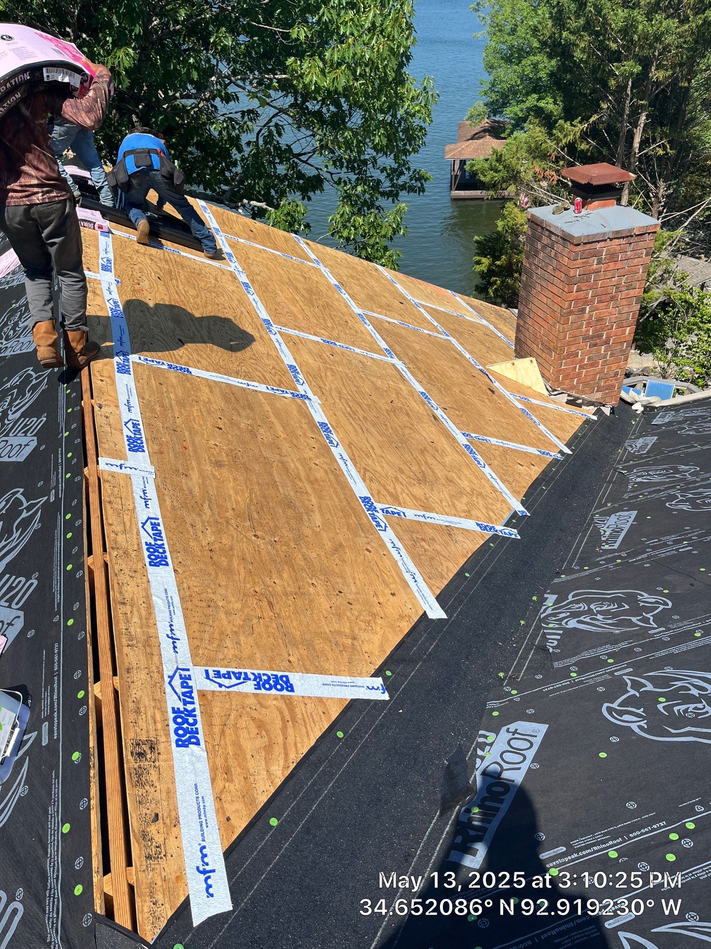 Architectural Shingle Roof Replacement and Skylight Installation in Hot Springs Village by Temple Roofing and Exteriors