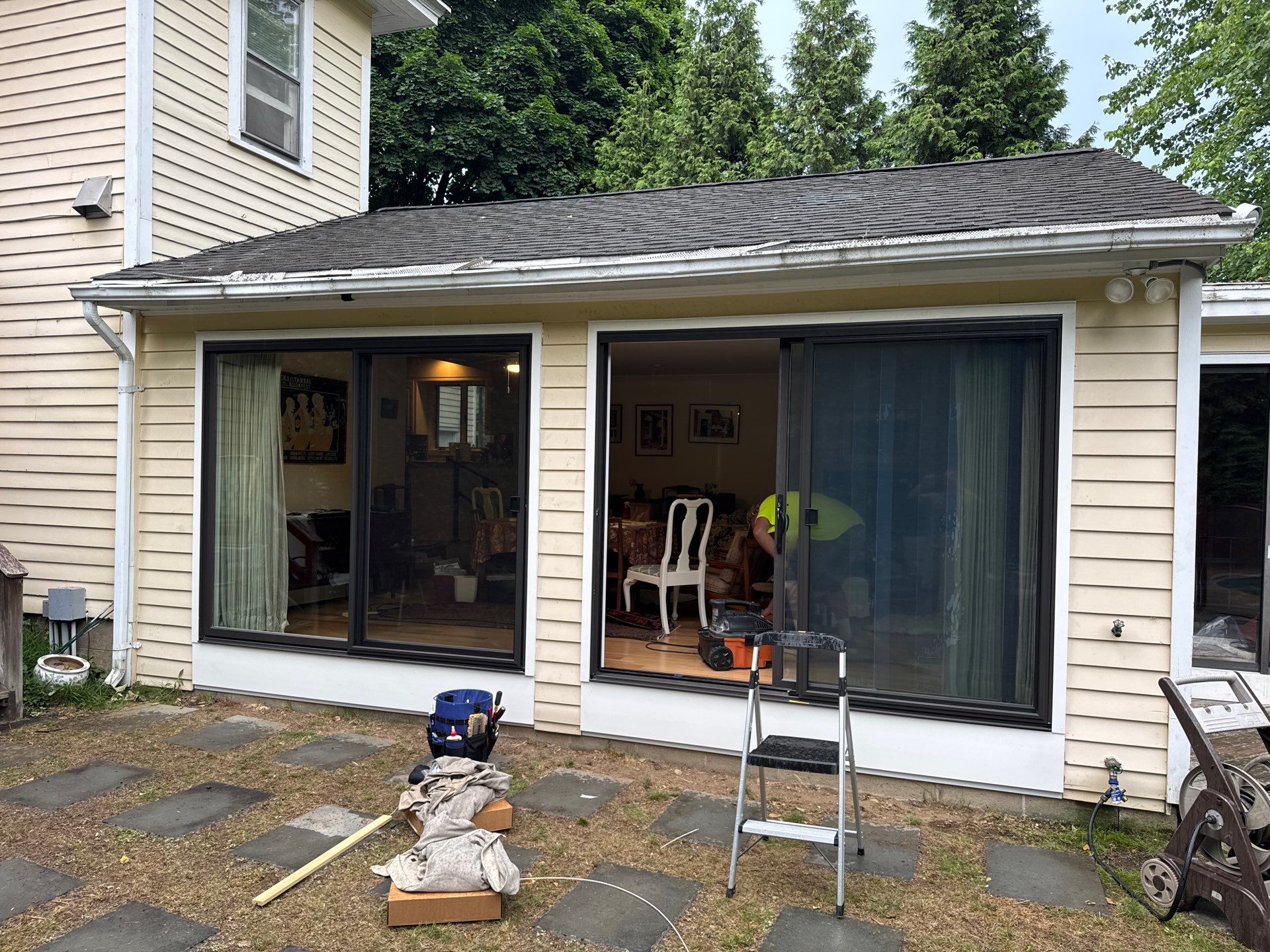 Infinity By Marvin Patio Door Installation by DiGiorgi Roofing and Siding Inc
