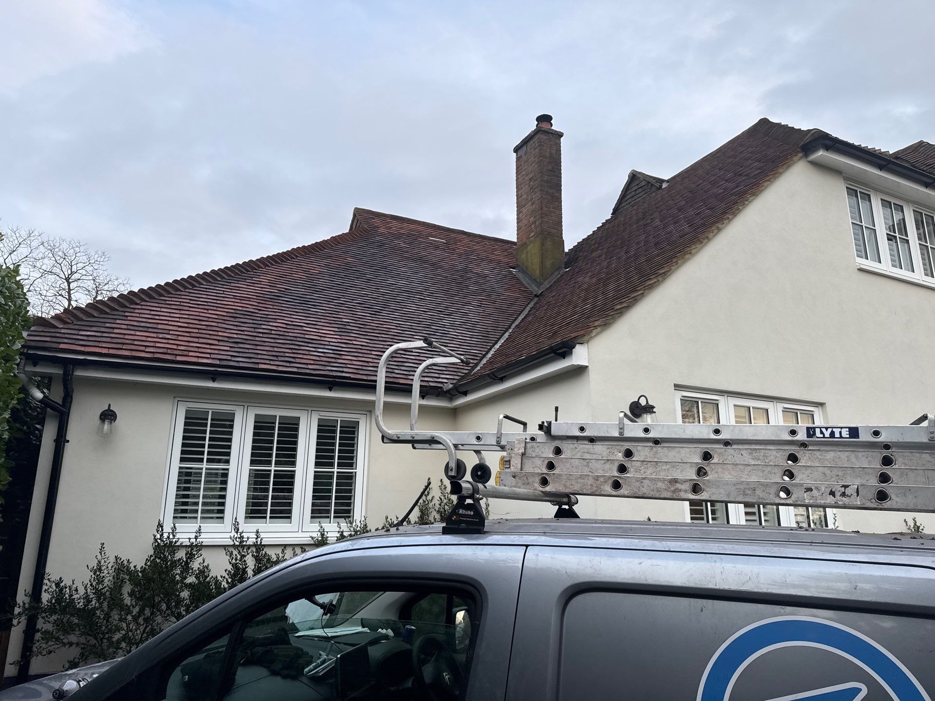 Roof Clean  - Moss Removal - Gutter Clean using Honda 15lpm Low Pressure Washing Machine by Ges Exterior Cleaning ltd