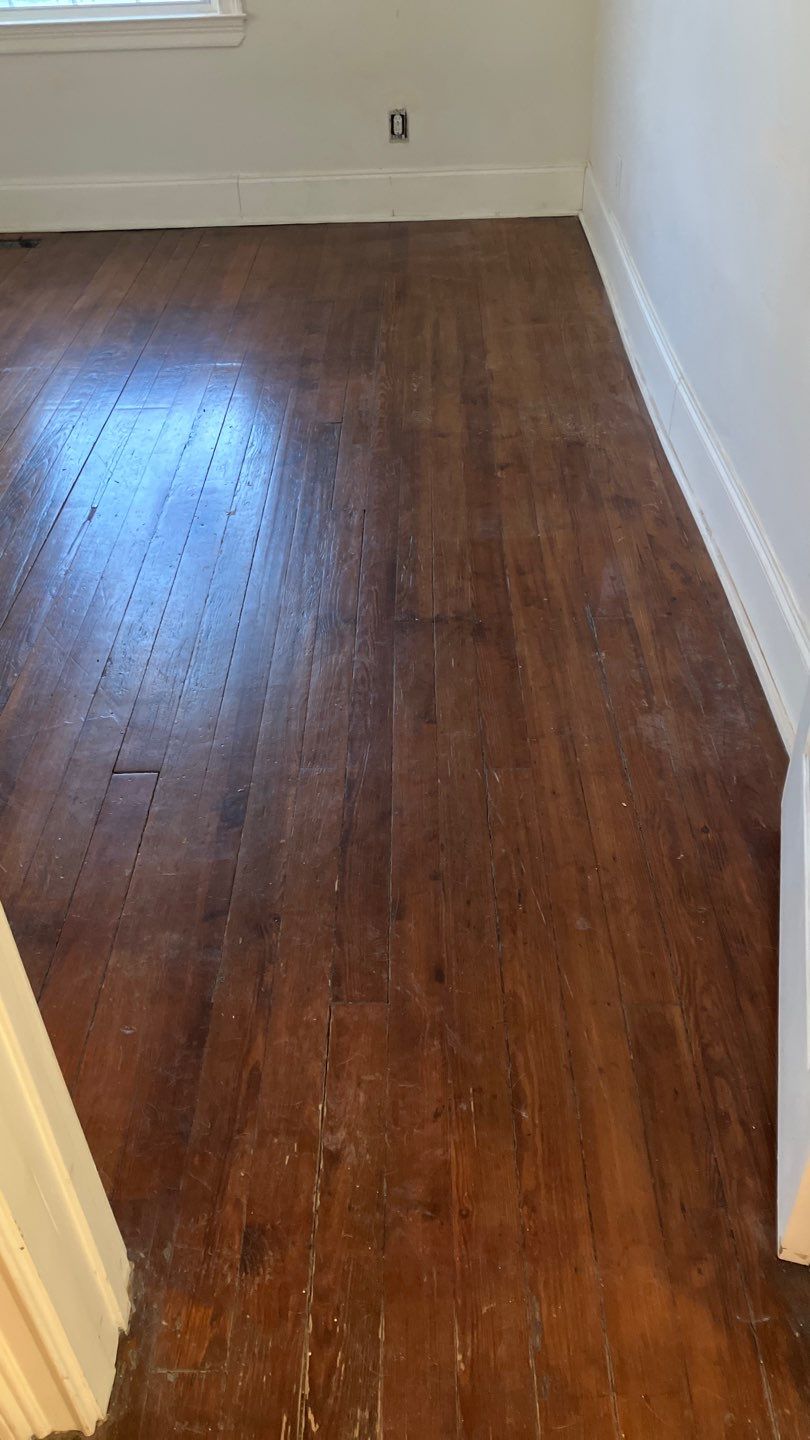 Hardwood Refinish and repair by Footprints Floors of Nashville