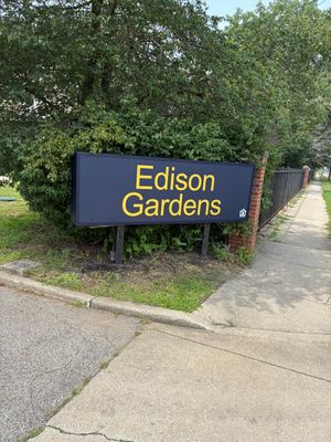 Monument Sign Replacement at Edison Gardens in South Bend
