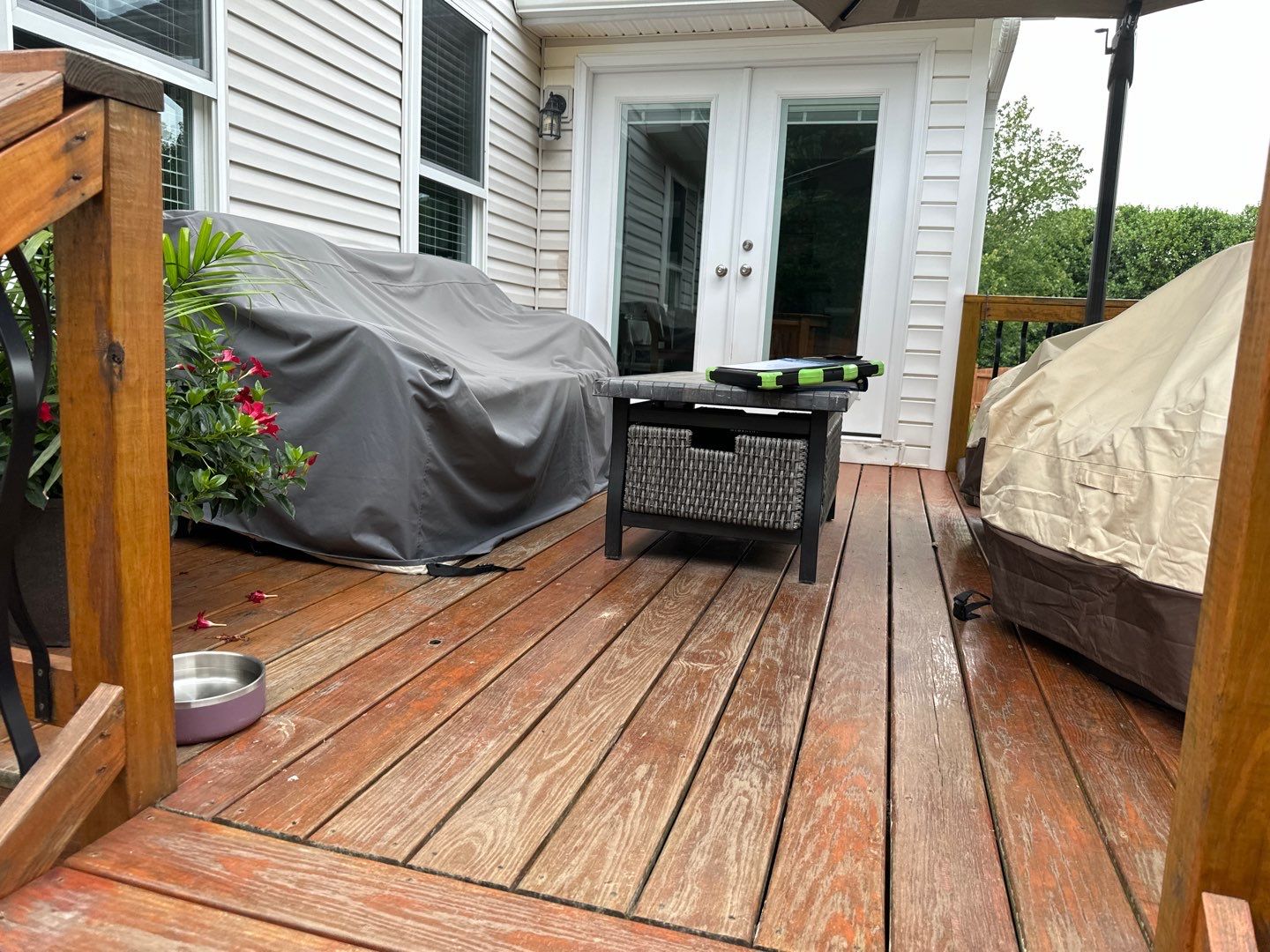 Weathered Deck using Wood Sealant by DuraSeal