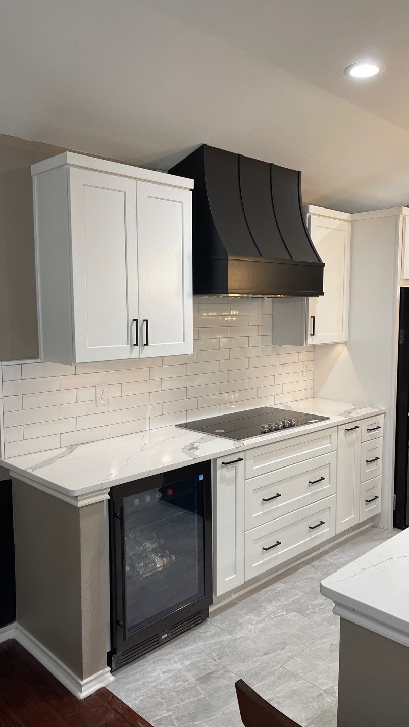 Northwest San Antonio Kitchen Remodel | Bright White Cabinets & Open Layout by Legacy Bath and Kitchen 