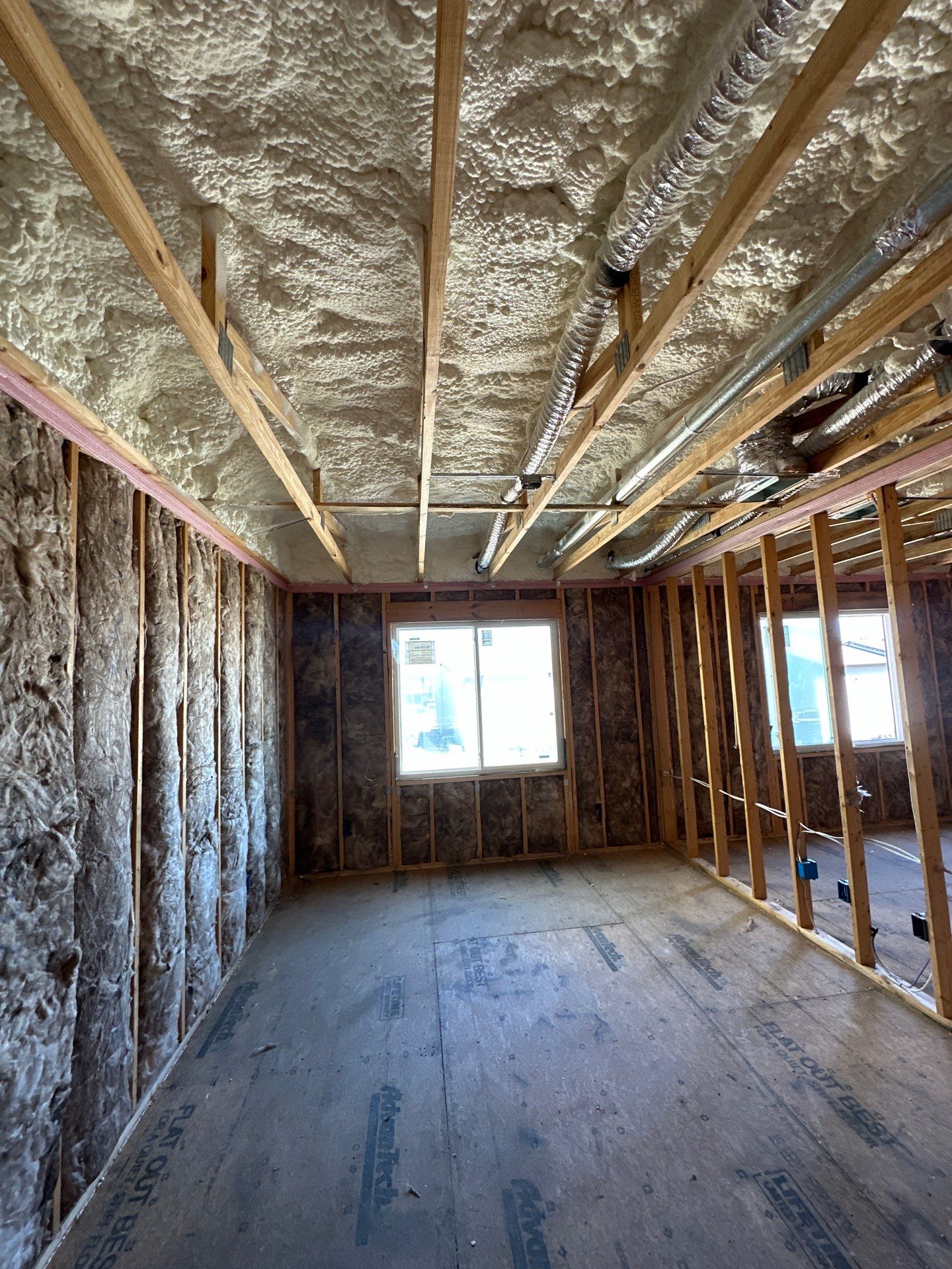 Batt/ Spray foam insulation by Apex Insulation Solutions