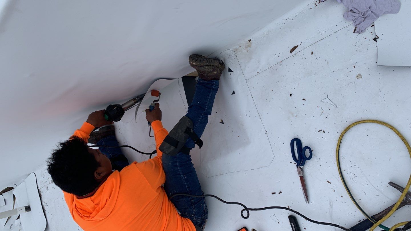 Full Commercial Roof Replacement using GAF Products in Anna Texas by Elite Roofing LLC