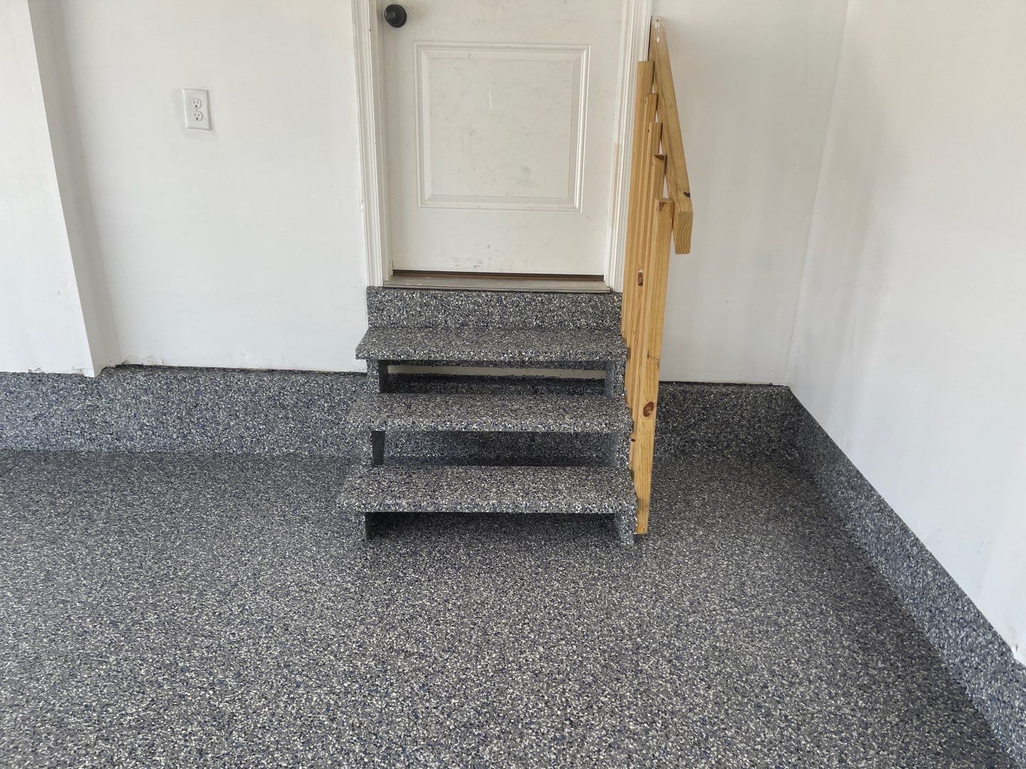 Garage Floor using Galaxy Blue by Your1DayFloor.com