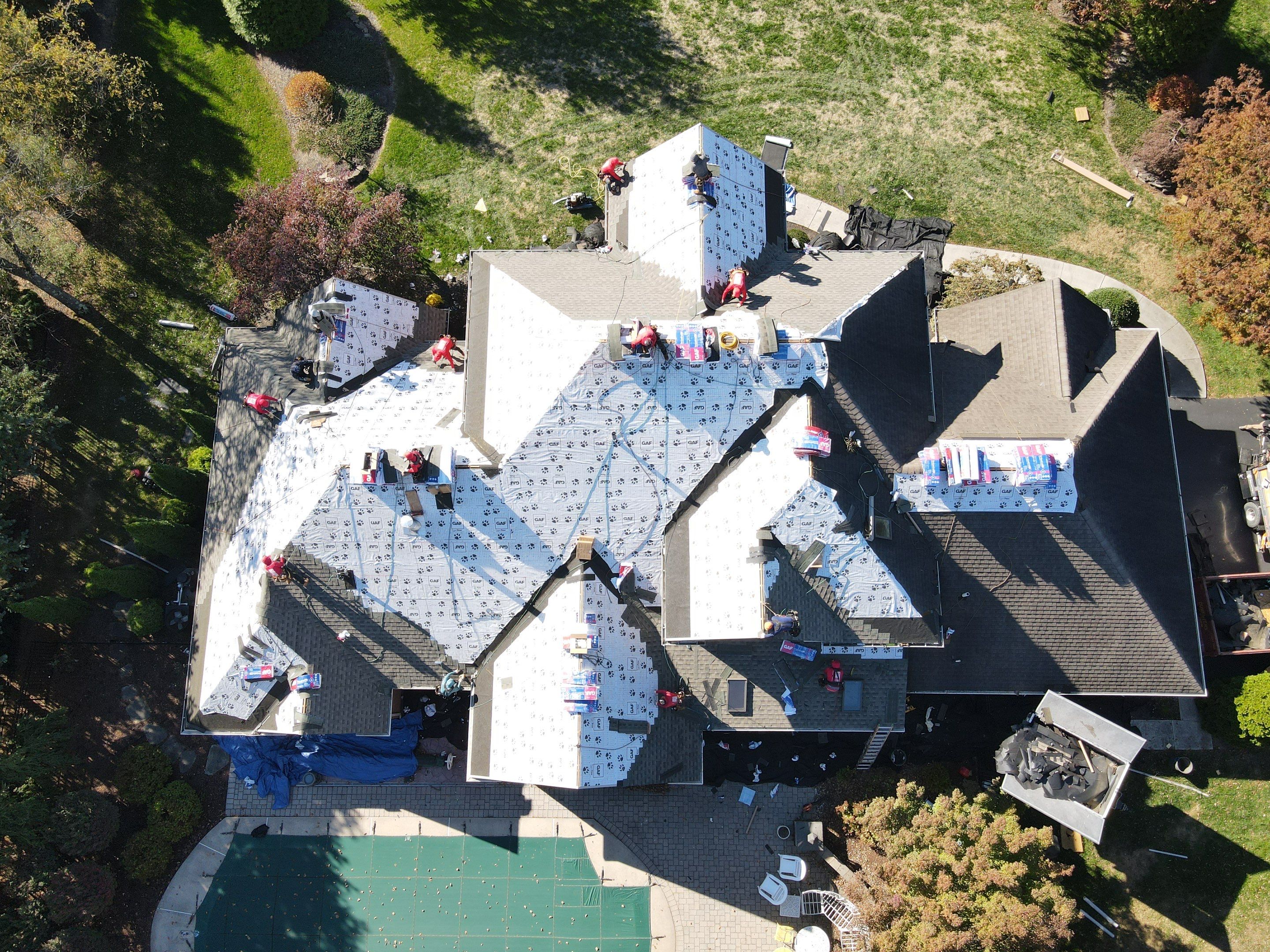 GAF SYSTEM INSTALL WEATHERED WOOD  by Teflon Roofing