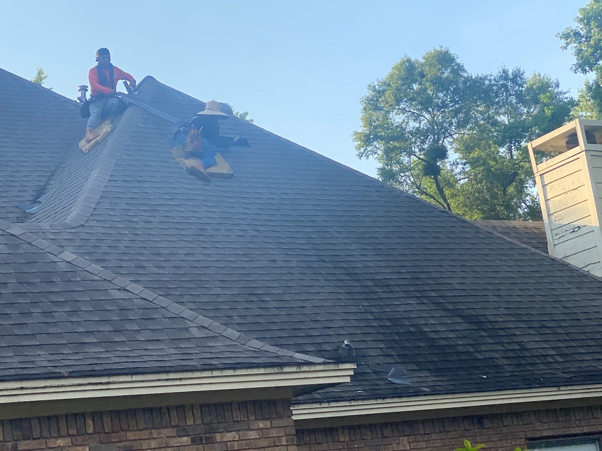 Hail Damage using Owen's Corning Duration (Lifetime) Shingles by Roof Repair Services LLC
