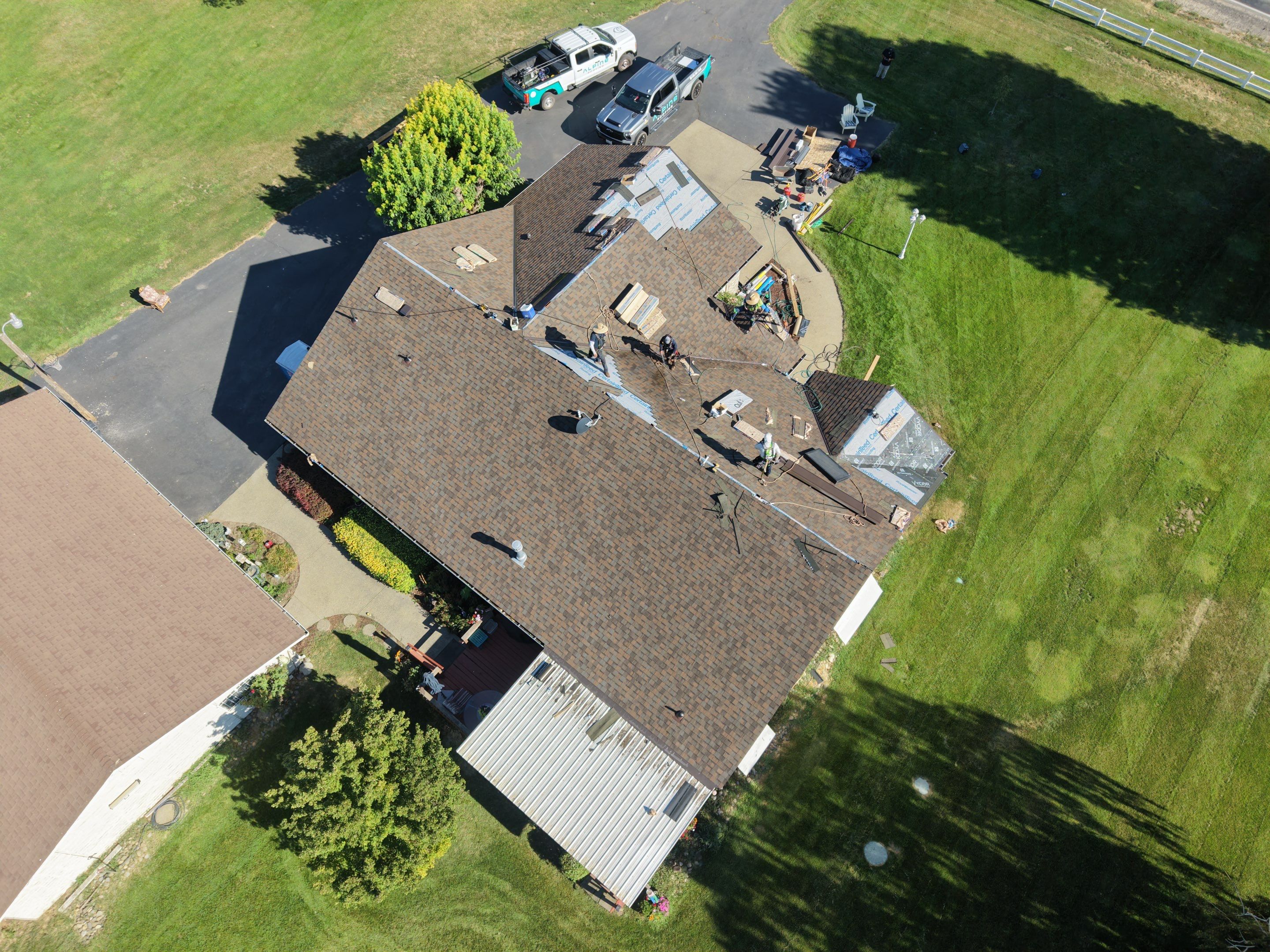 Full Residential Roof Replacement and Patio Cover Installation Van Belle Rd Outlook, WA 98938 by Alpine Roofing