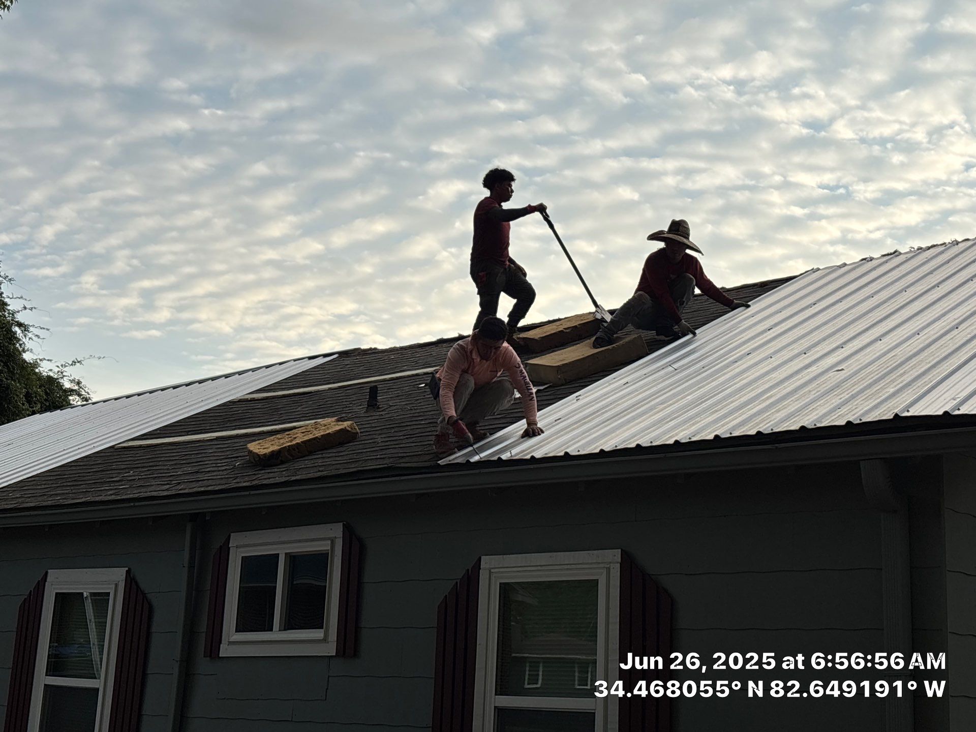 Residential Metal Roof Replacement and Installation in Anderson by Roofers LLC