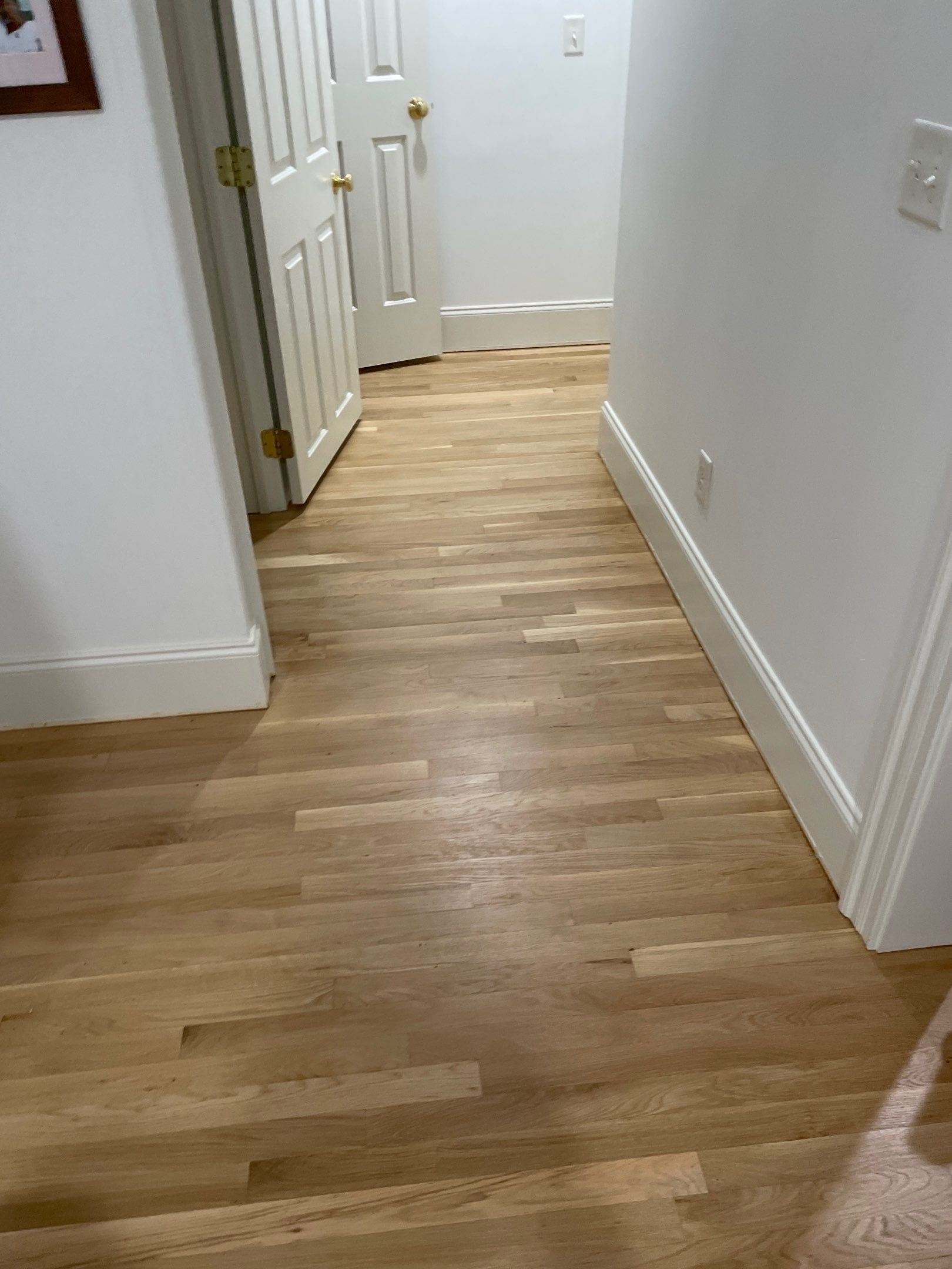 Sand and Refinish using Bona Waterbased by Footprints Floors of Coastal Carolina