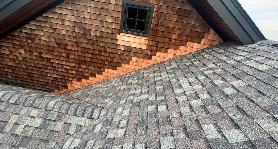 Waterfront Roof Replacement - Mackerel Cove, Jamestown, RI  by Rinaldi Brothers
