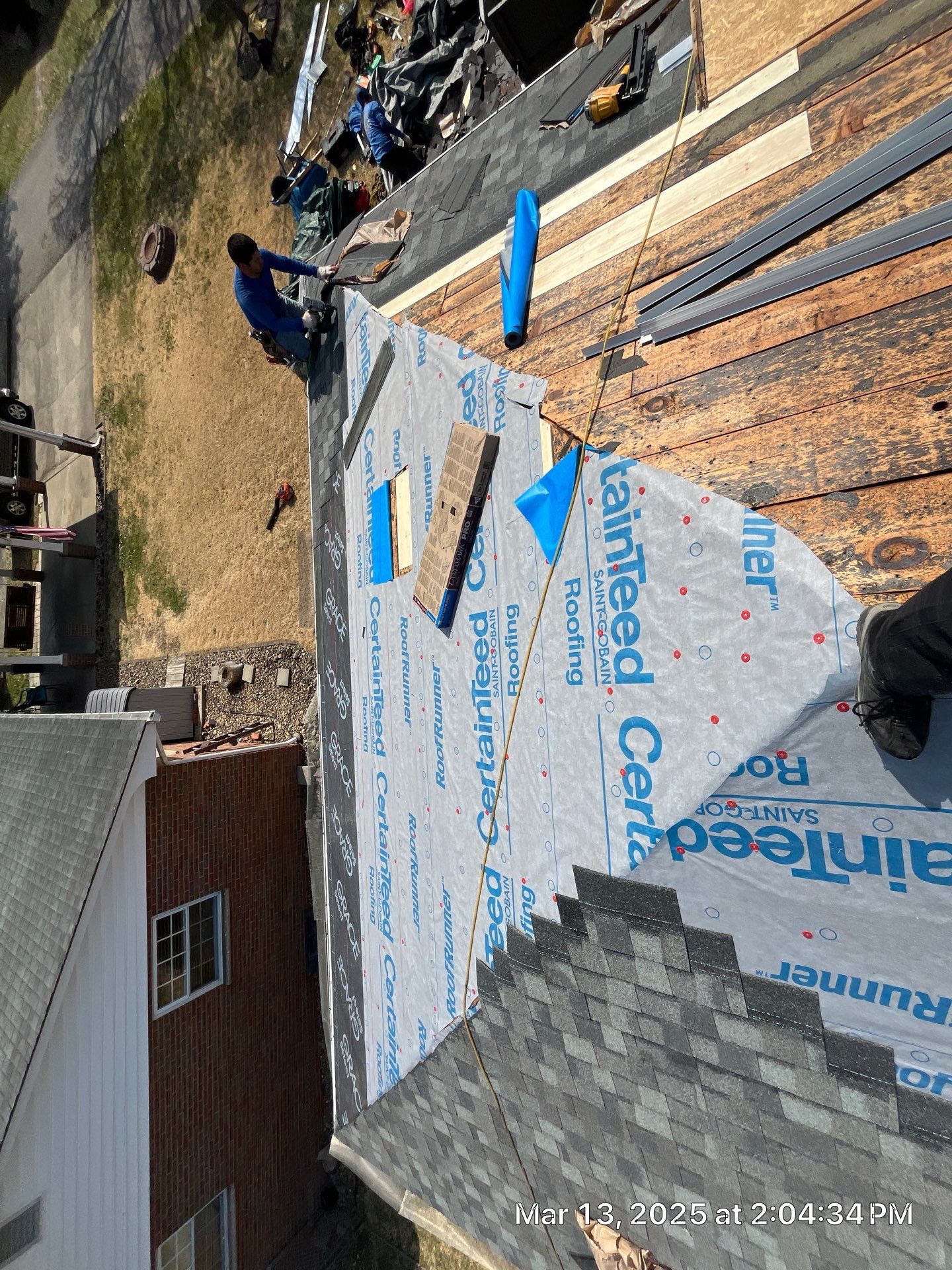 Residential Roofing Installation using Certainteed Landmark Pro Shingles by Fahey Roofing + Contracting