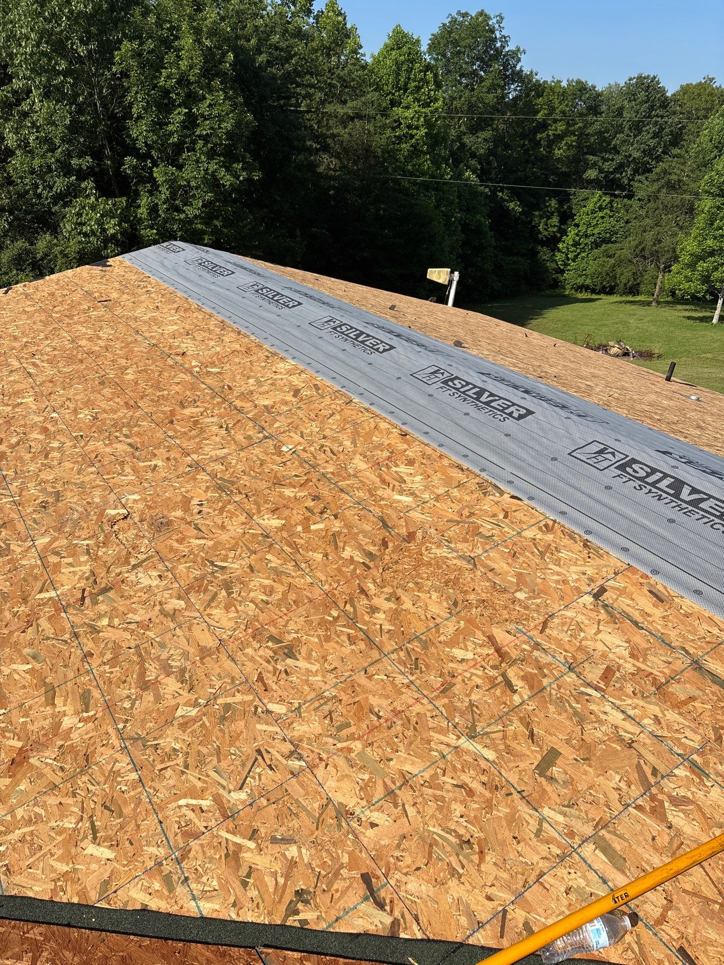 Residential Roofing Installation using GAF Timberline HDZ Barkwood by Rainstoppers Roofing