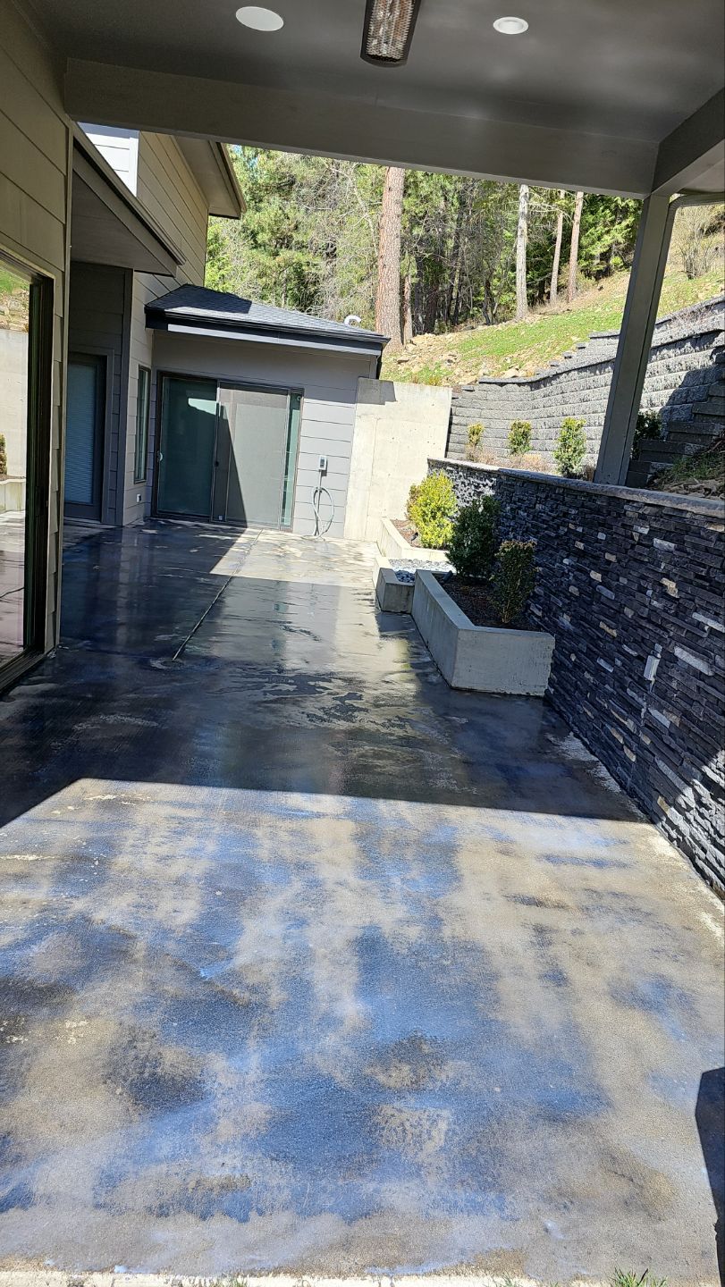Patio Transformation using Greystone 1/8" by Croc Coatings, LLC