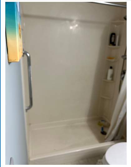 shower door instalattion using Pre made by INQUSE GENERAL CONTRACTOR