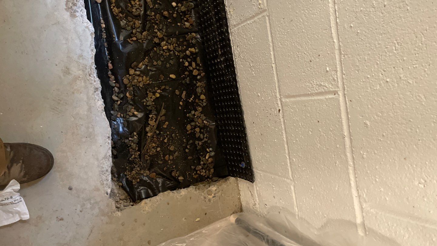 Targeted Drain Tile for Annie by Waterproofing Northeast