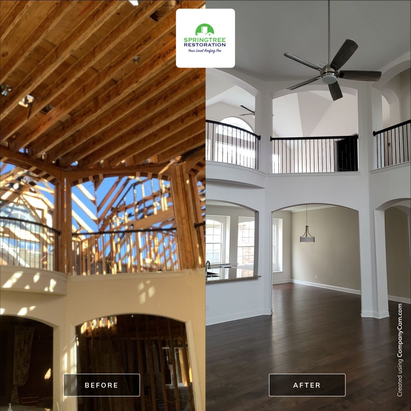 Fire Restoration project by Springtree Restoration 