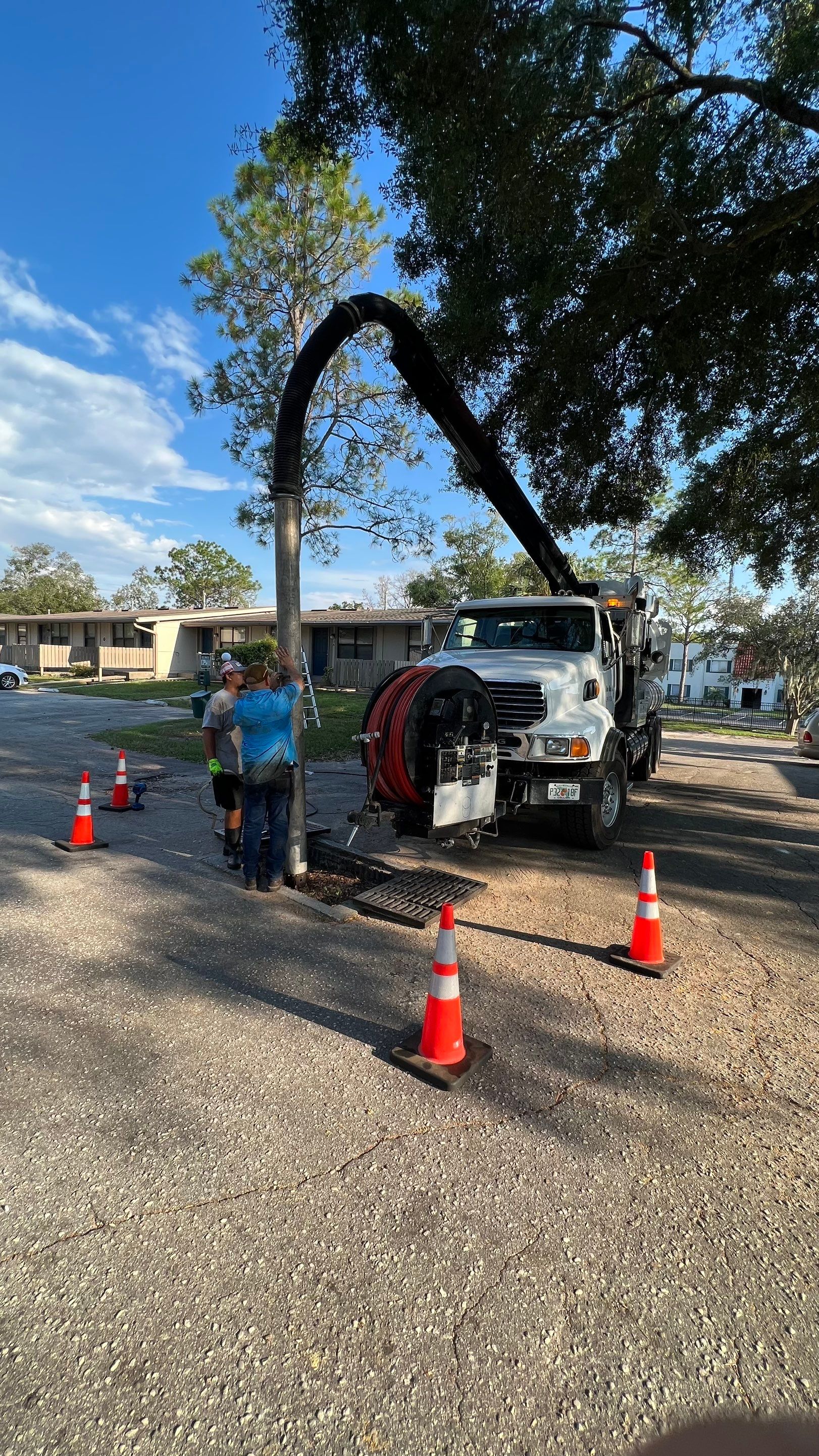 Apartment Complex Storm Water System Cleaning and Maintenance by Don Mar, Inc. Storm Water Solutions