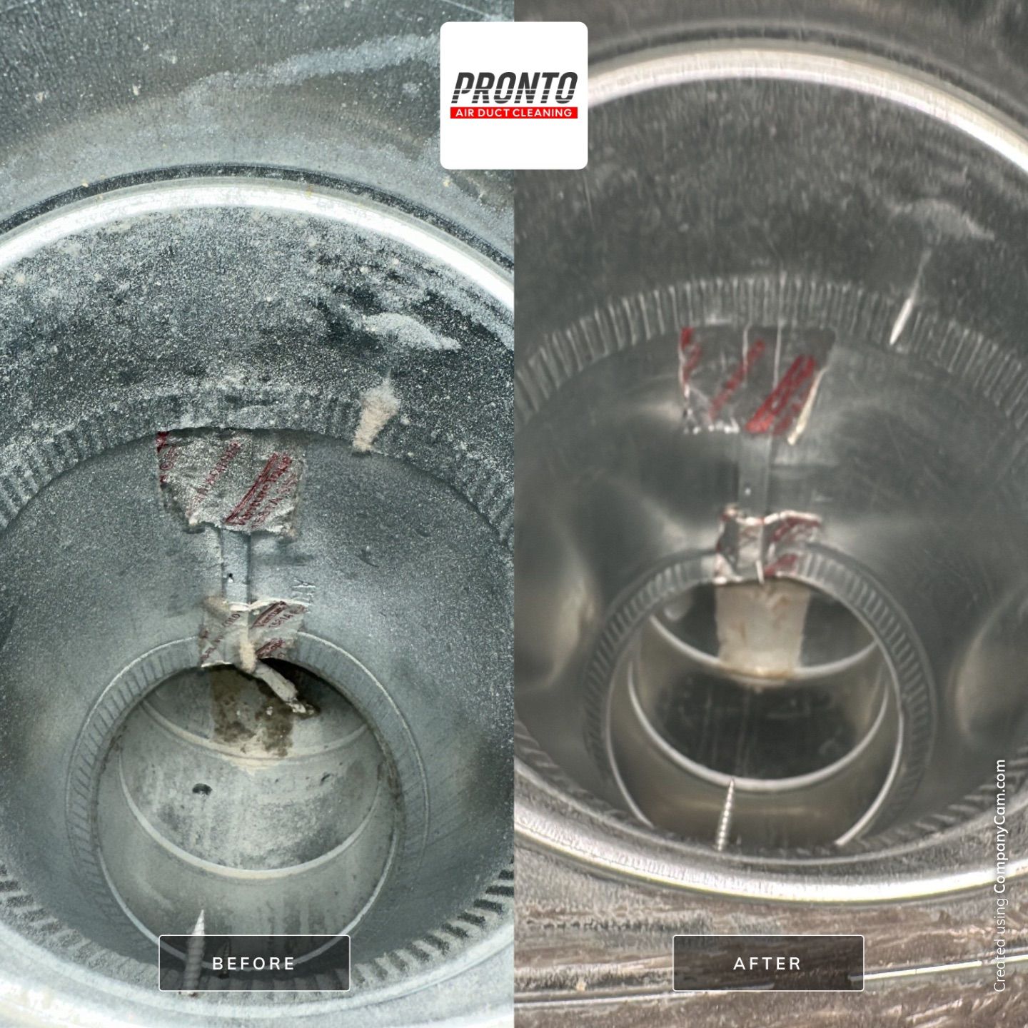 Air duct cleaning using Hypervac by Pronto Air Duct Cleaning