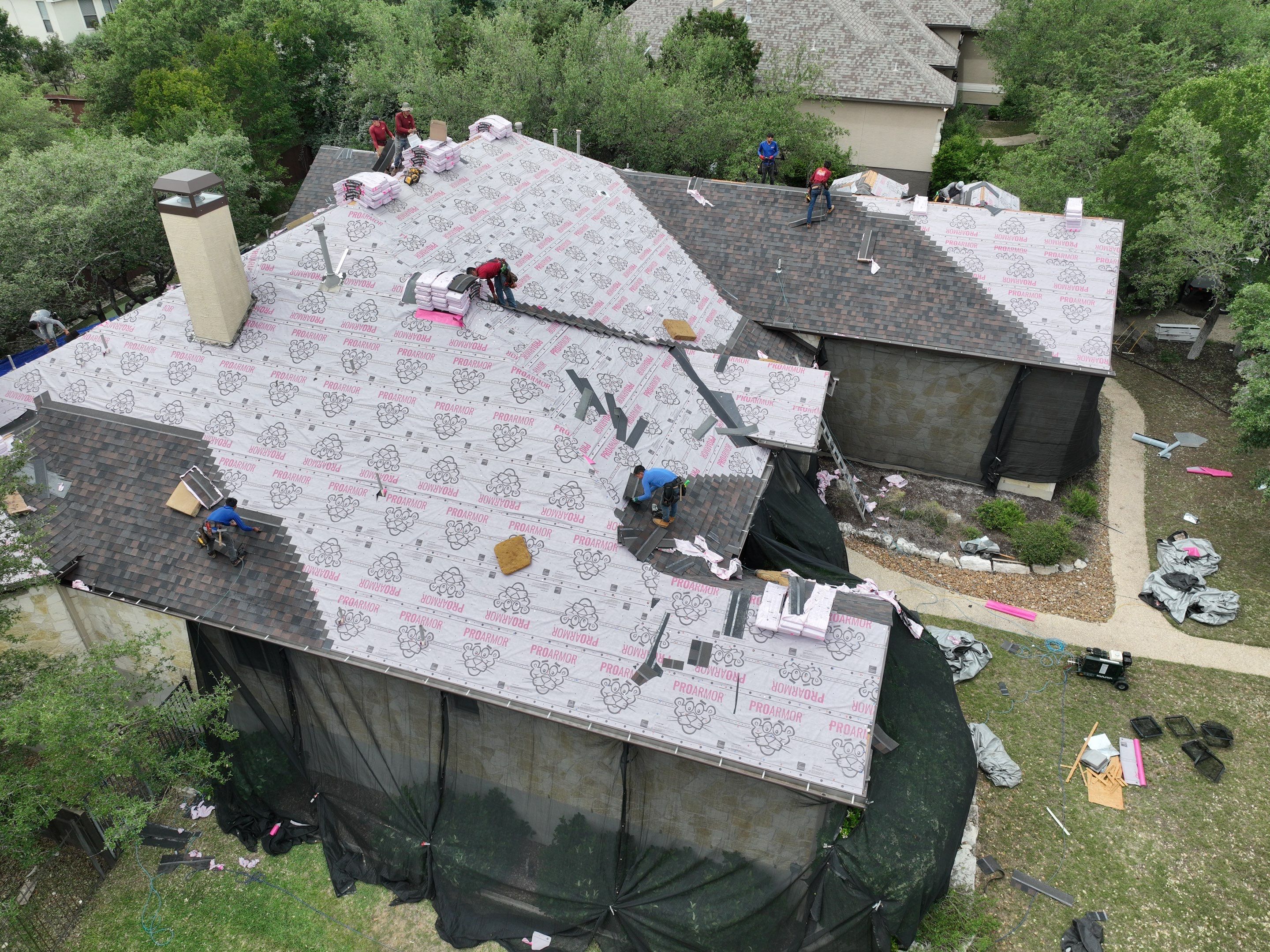 Residential Roof Replacement using Owens Corning Duration Designer 30 Year Laminate Shingle  by Premier Roofing and Contracting