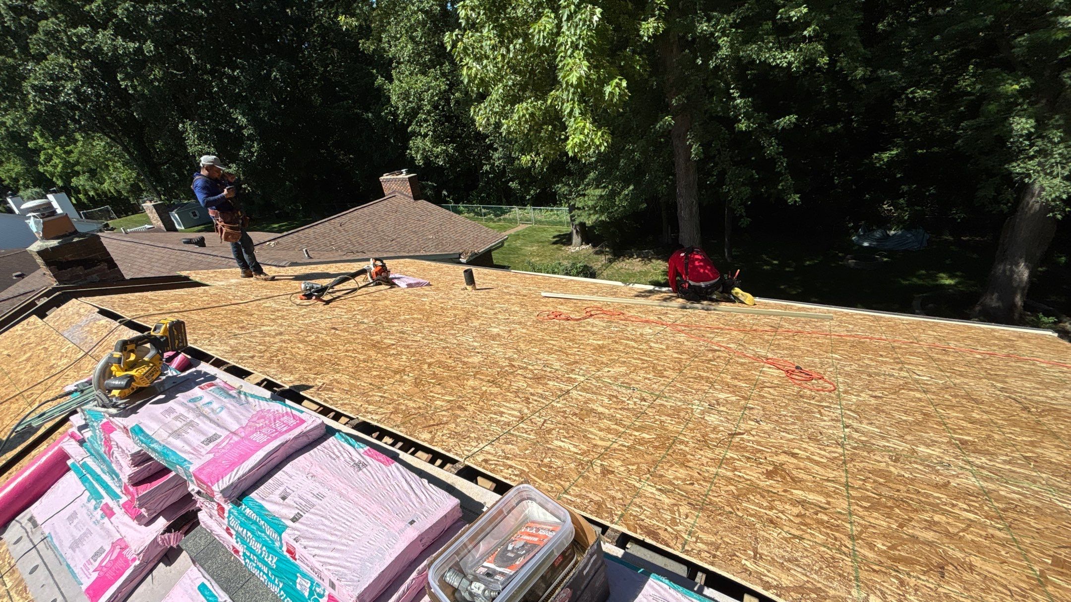 Roof Replacement using Owens Corning Estate Gray by 180 Contractors