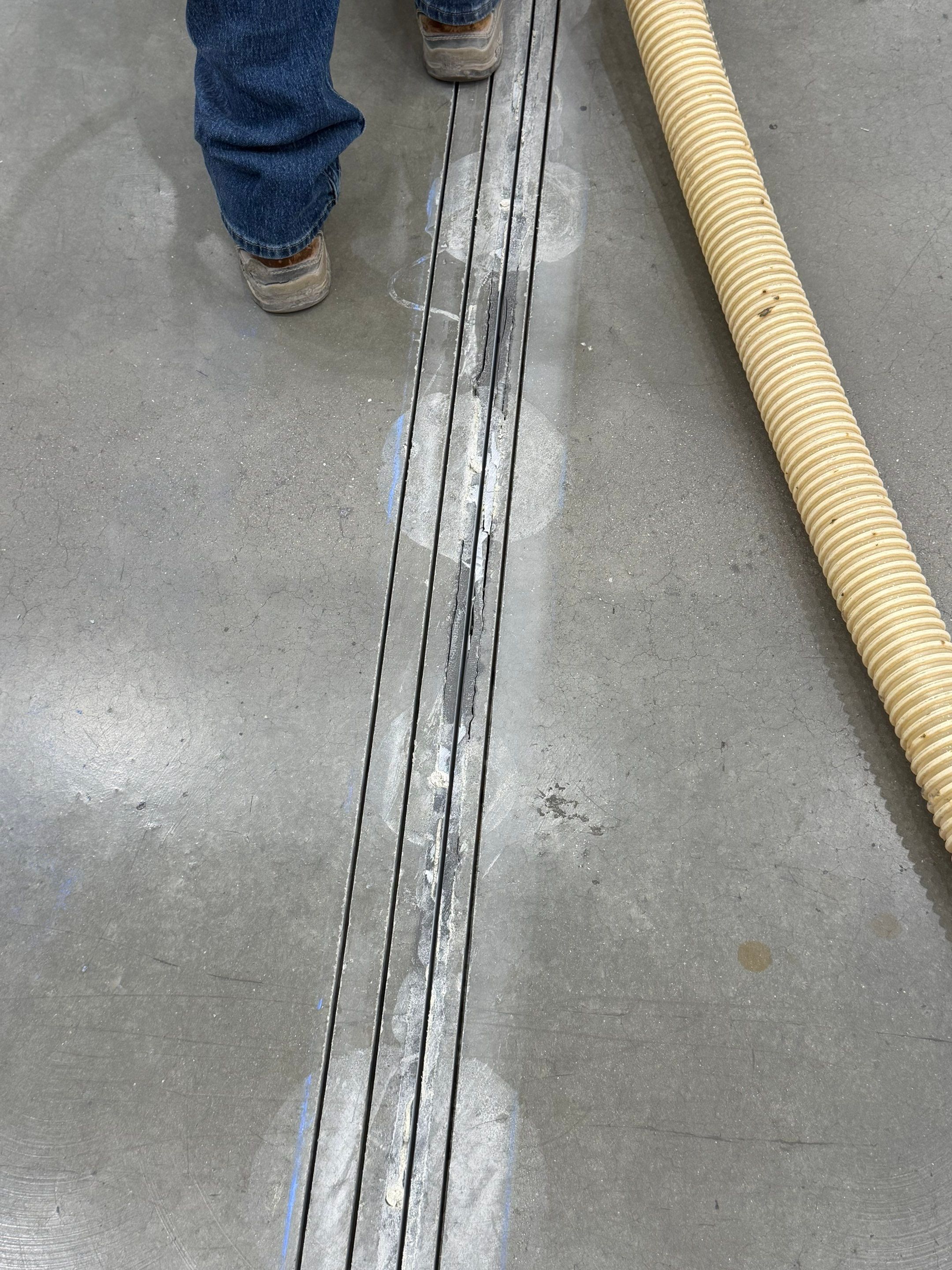 ULINE Stabilization of Deflecting Concrete Floor Panels in Ontario by Elite Concrete Restoration