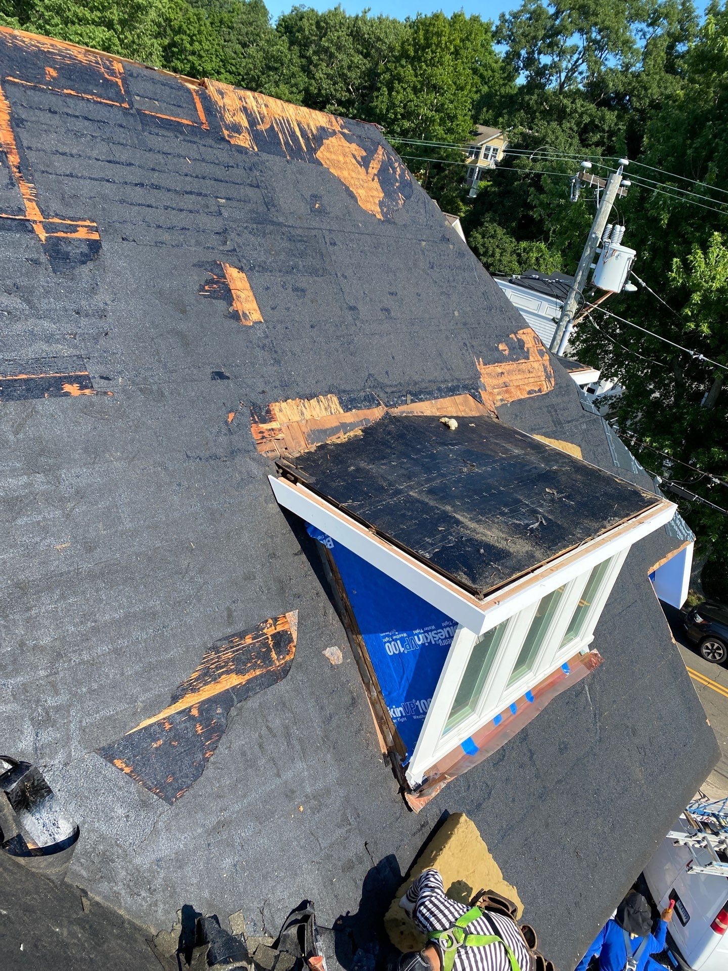 Standing Seam Aluminum Roof Installation by Lecla Home Improvements and Roofing INC