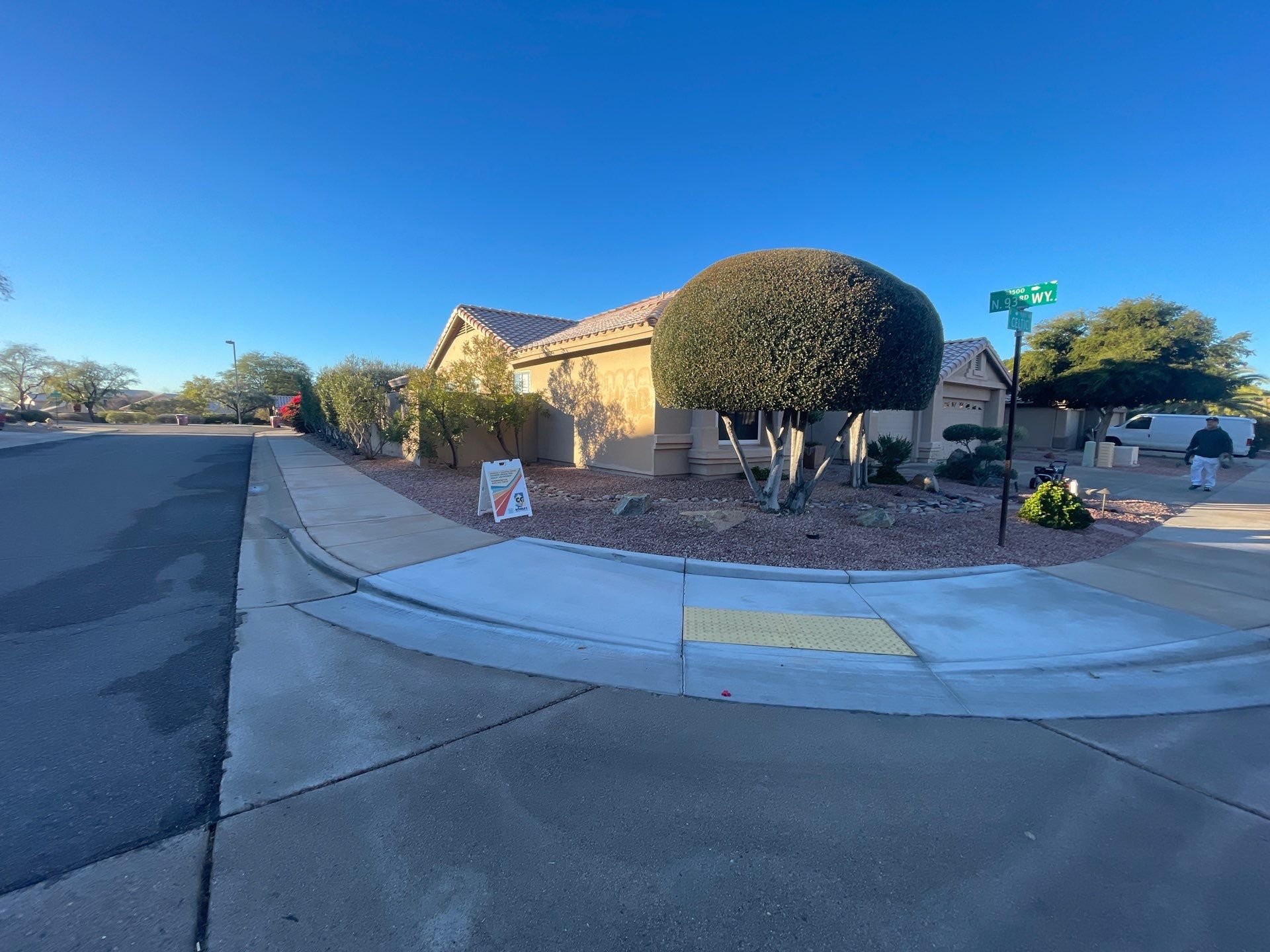 Gazzo - A Beautiful Home Exterior Transformation in Scottsdale, AZ with C&M Primer and Sherwin Williams Paints by Double G Painting Contractors, LLC