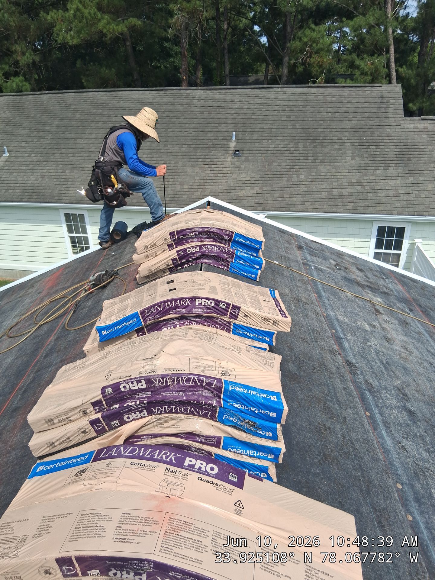 Southport FORTIFIED Roof Replacement with CertainTeed Landmark PRO by RGR Construction and Roofing, LLC