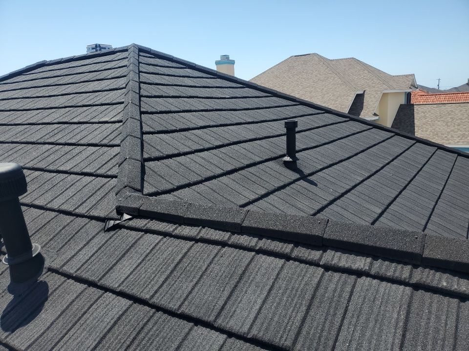 Residential Roofing Installation using Tilcor Stone Coated Steel Roofing by Lighthouse Roofing