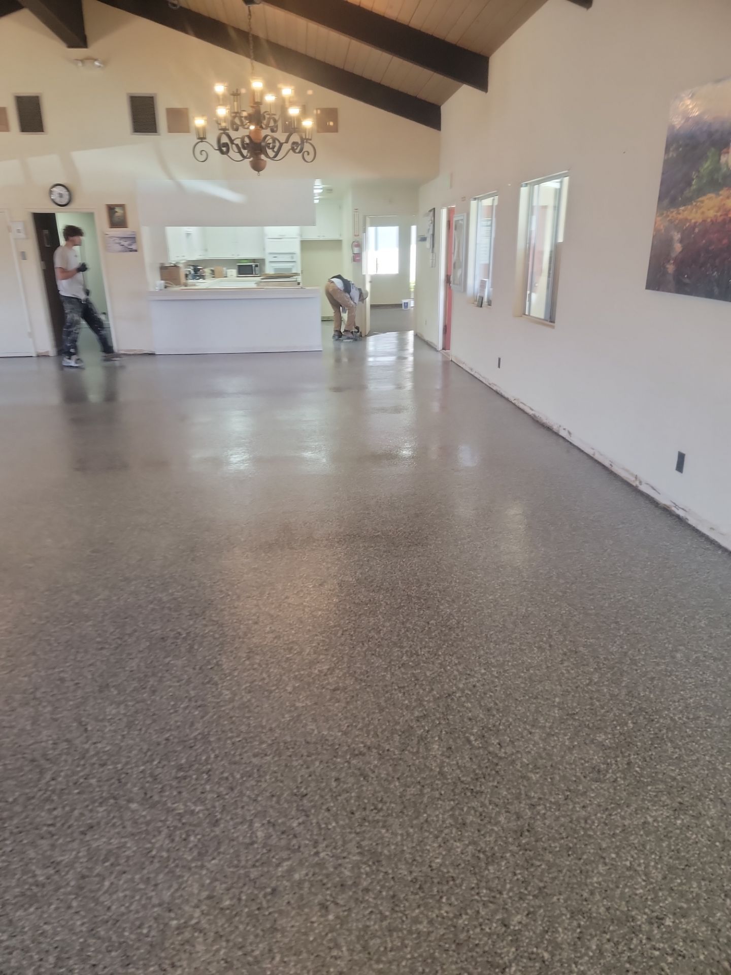 Interior Clubhouse at Hacienda Mobile home park by MGP Coatings