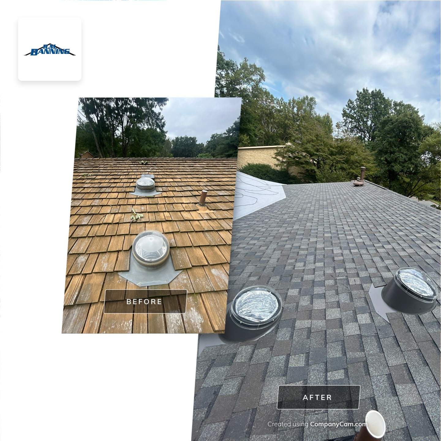 Vienna : Residential Roof Replacement with CertainTeed Landmark Pro in Max Def Georgetown Gray  by RM Banning, Inc.