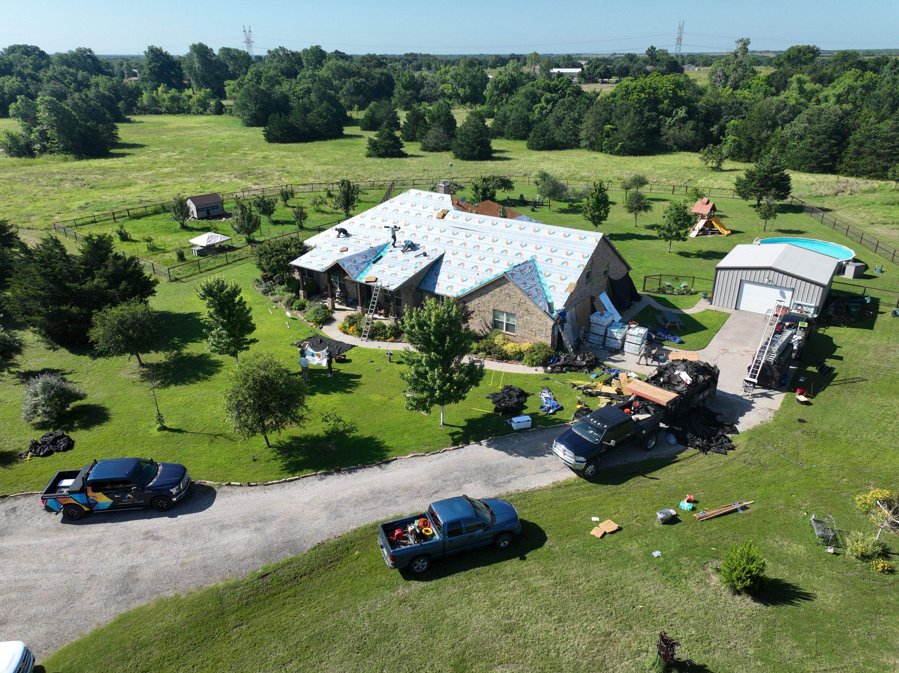 Residential Roofing Installation using Malarkey Legacy Natural Wood by OneSource Roofing and Restoration