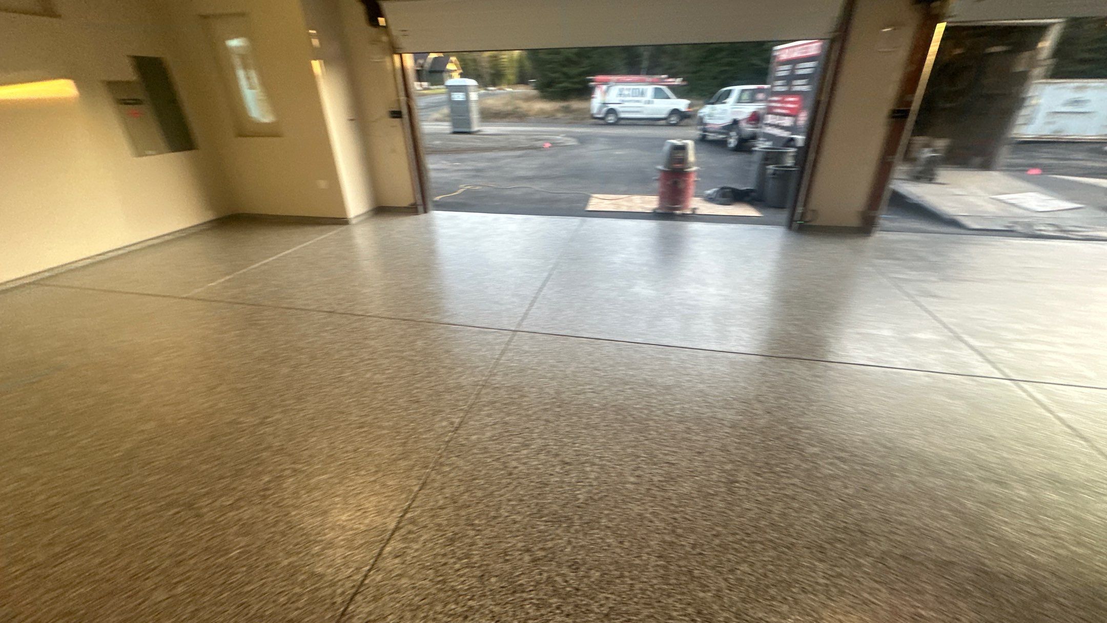 Garage Transformation using Domino by Croc Coatings, LLC
