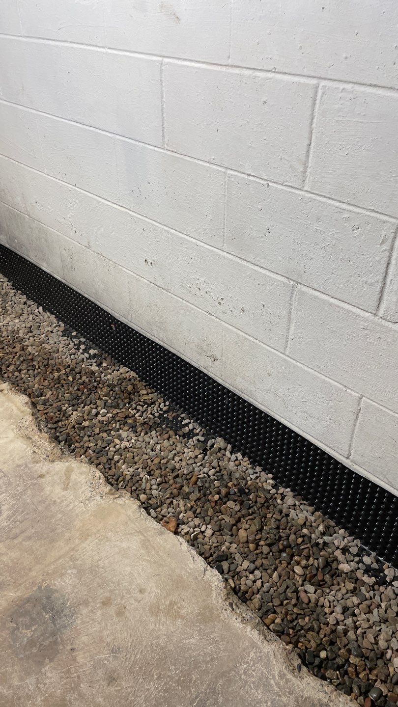 Drain tile & a sump pump for Ruth by Waterproofing Northeast