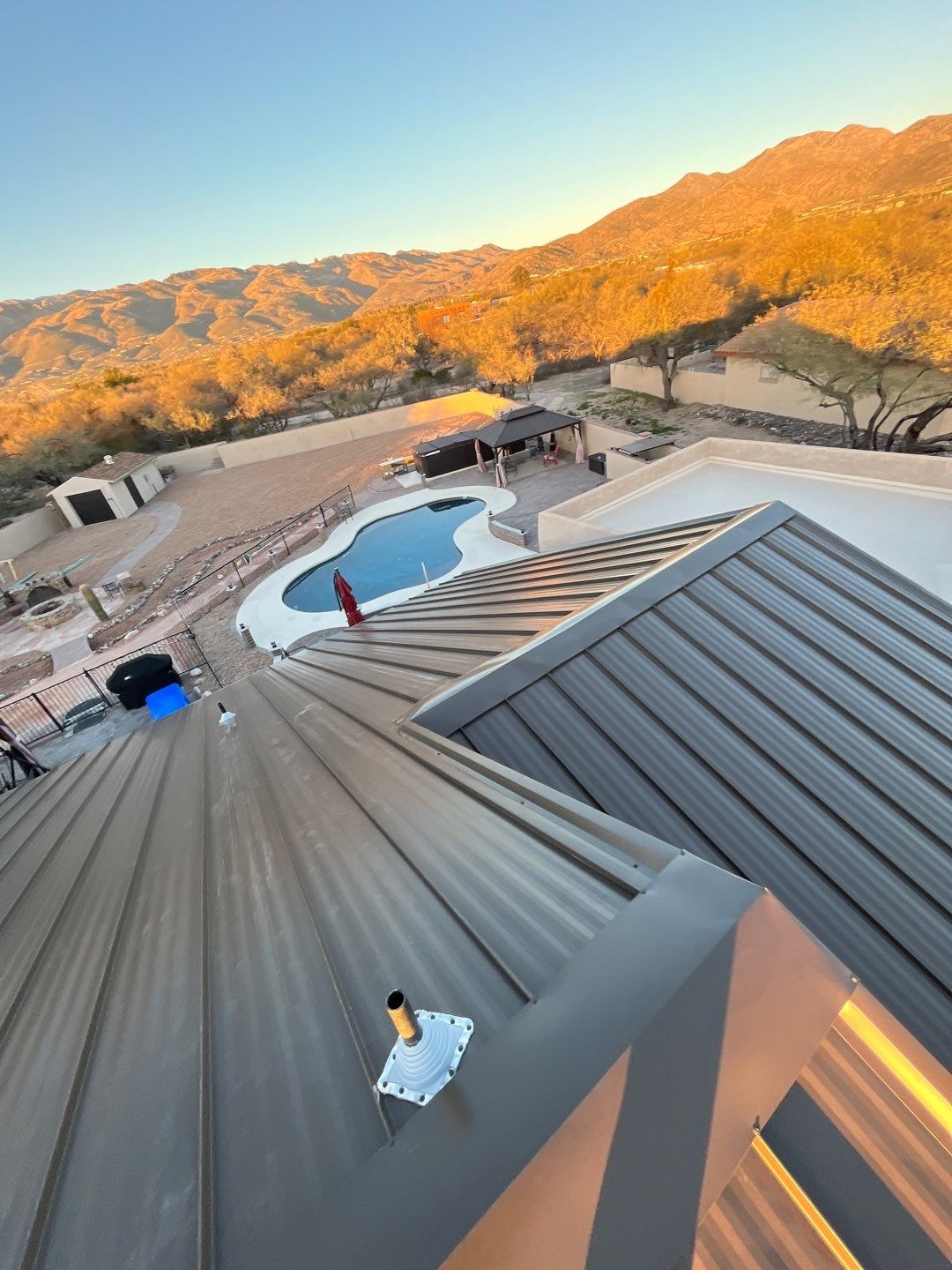 Charcoal Gray Standing Seam by Reimagine Roofing