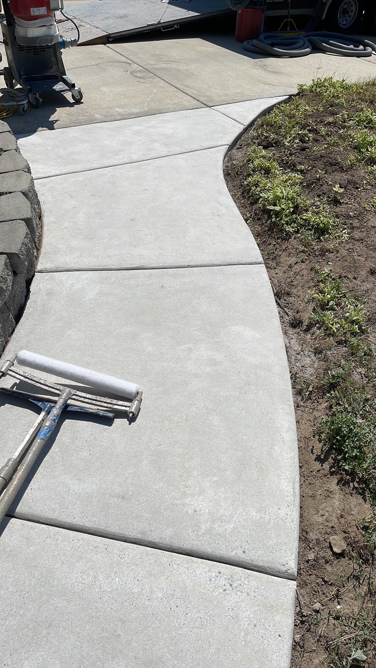 Garage, Walkway and Shop Transformation using Shale Hybrid by Croc Coatings, LLC
