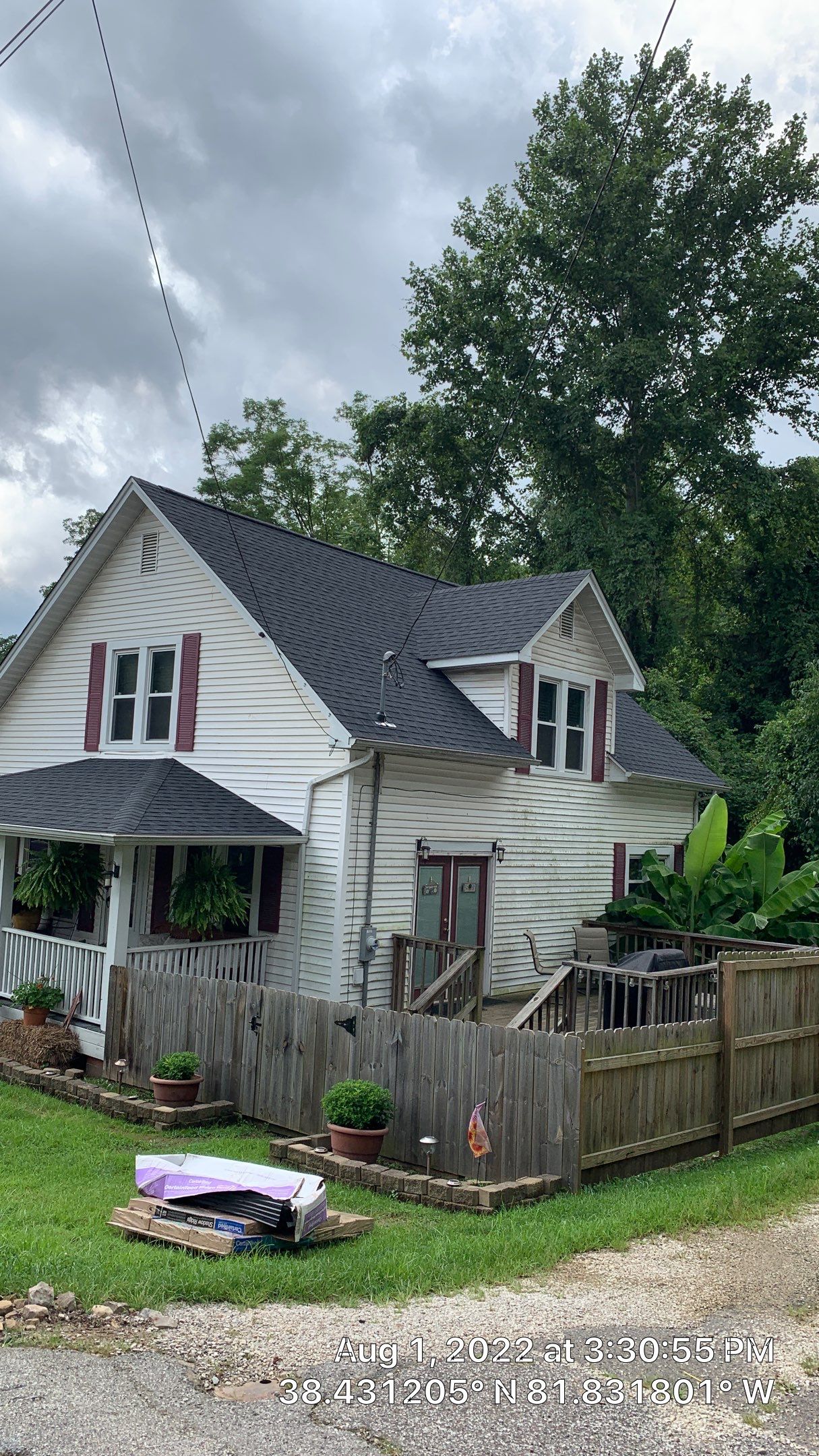 Residential Roofing Installation using Certainteed Landmark Shingles Moire Black Color by Secure Construction Company Inc