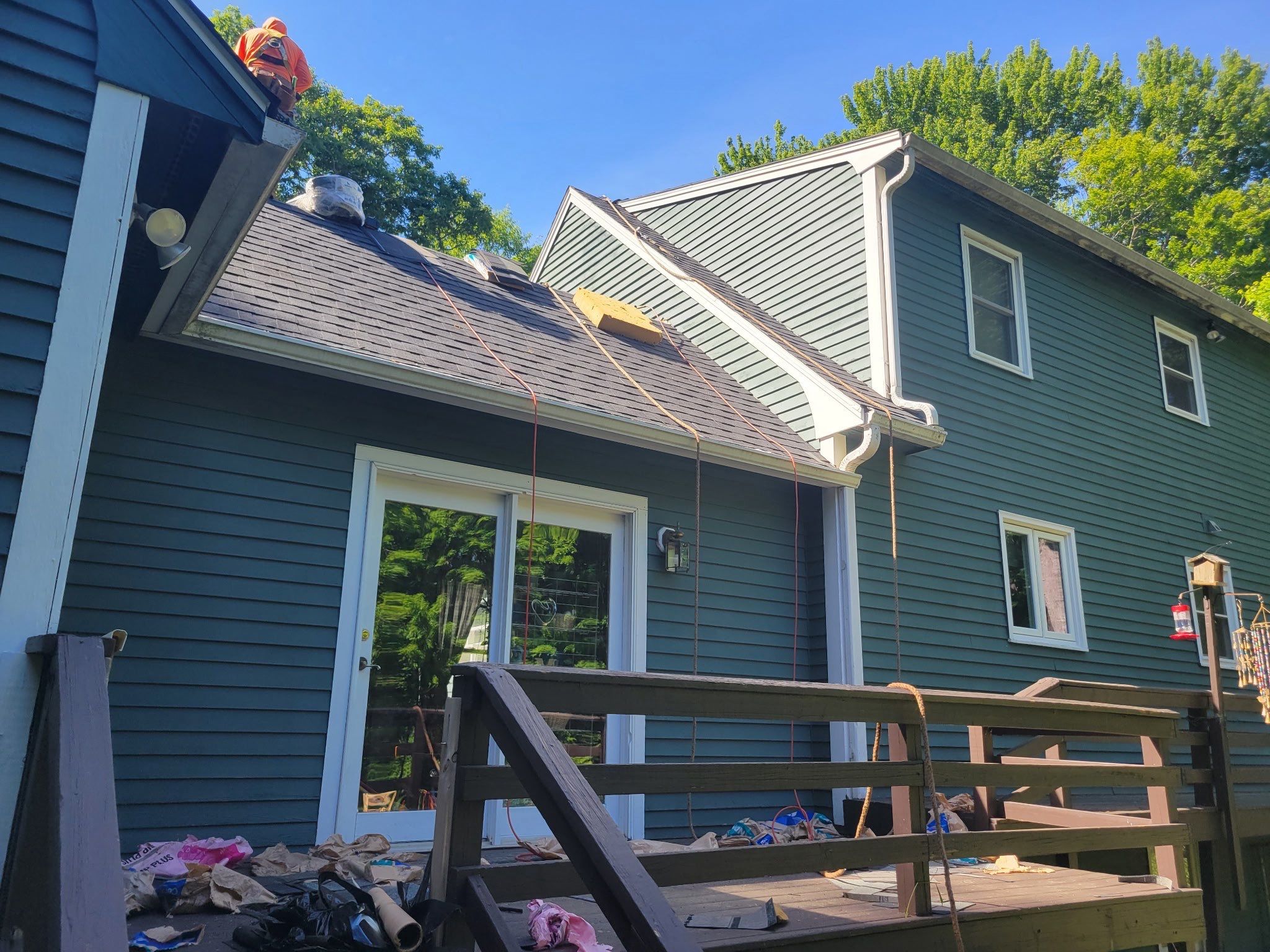 Asphalt Roof Replacement with IKO Cambridge Shingles in Deerfield by Tall pine roofing