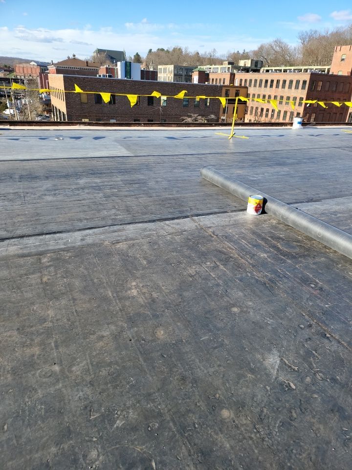 Commercial Roofing Installation using EPDM  by A Plus Exterior